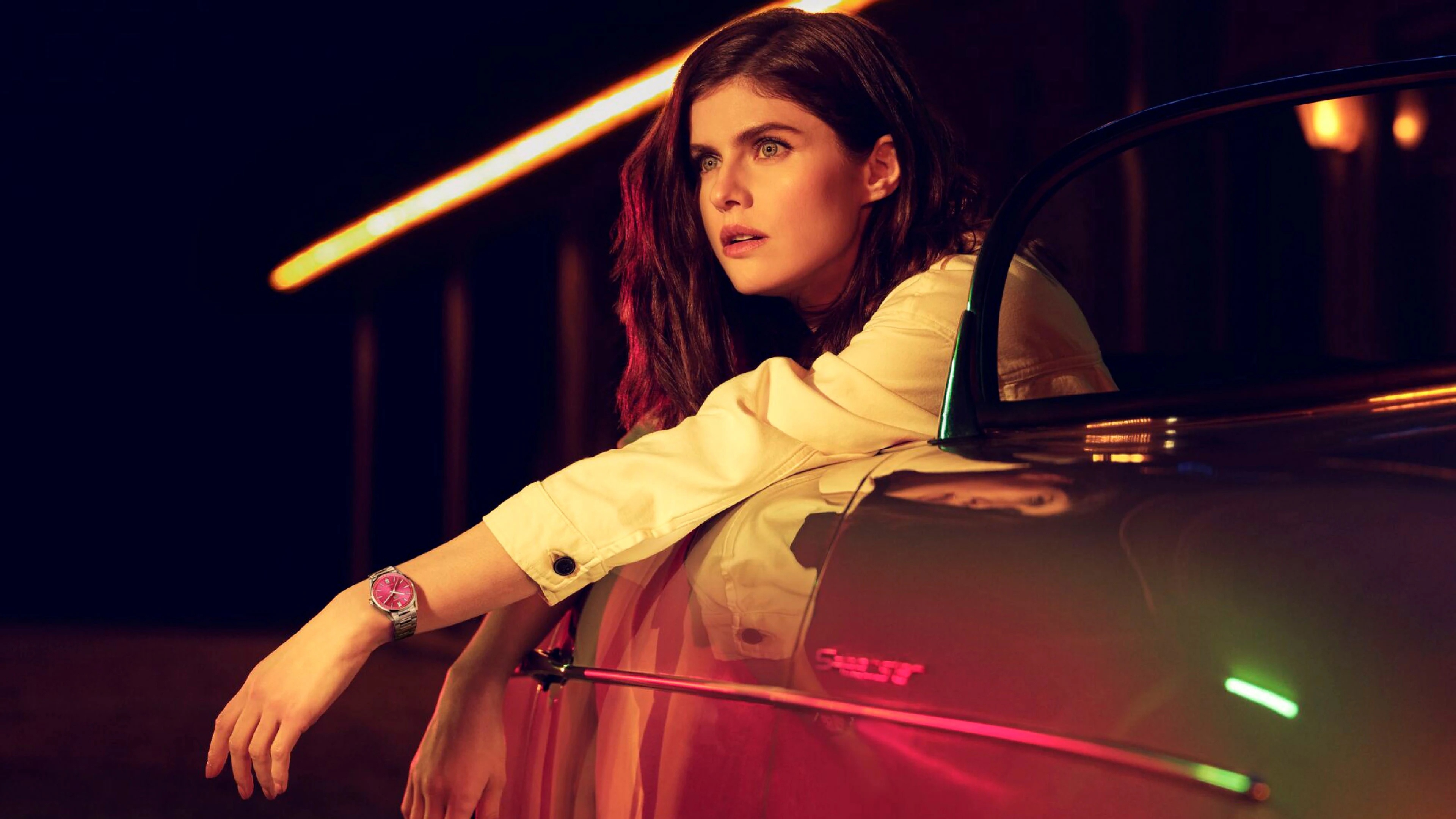 Alexandra Daddario for Tag Heuer HD Wallpaper