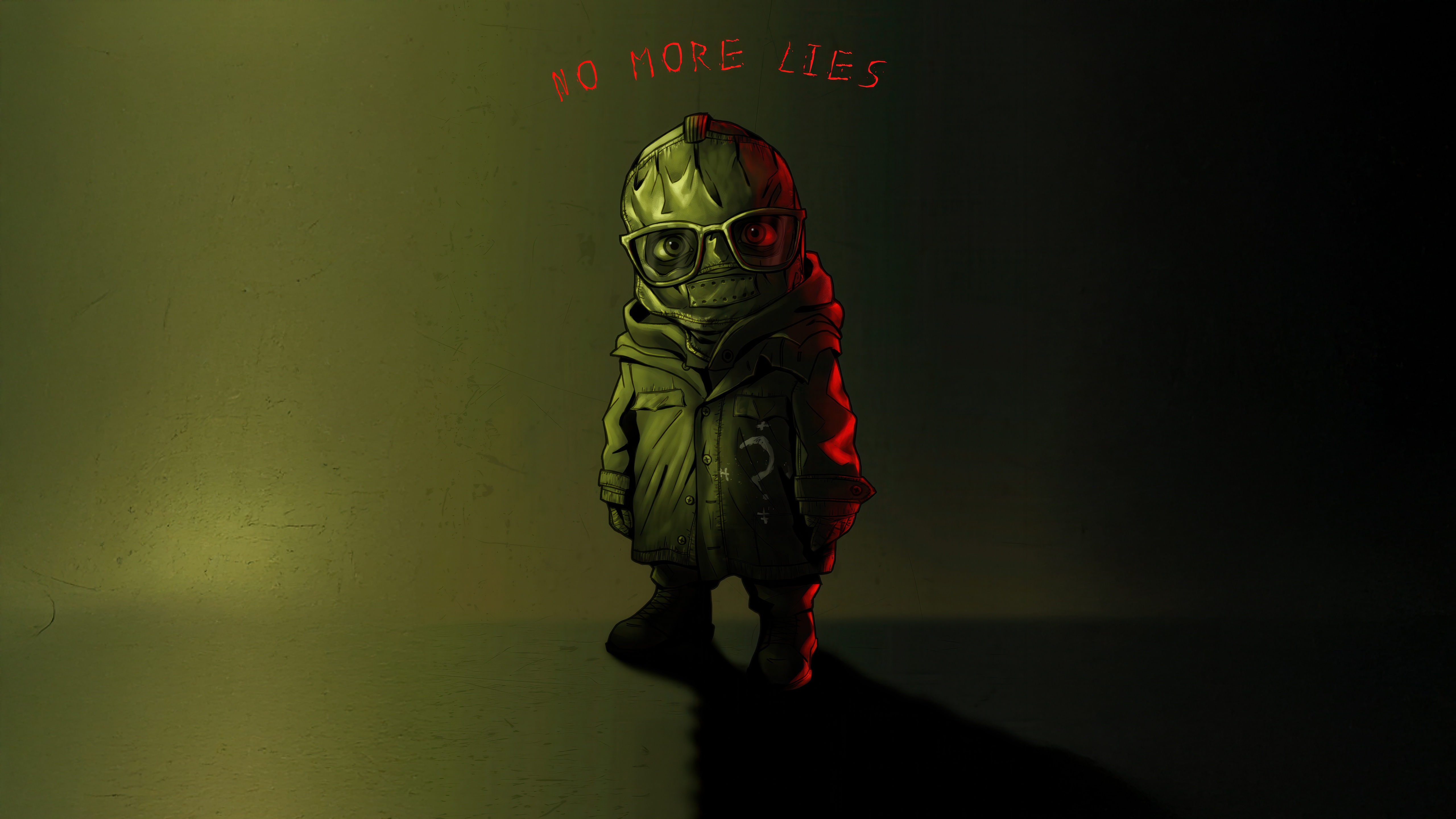 Chibi The Riddler with "No More Lies" HD Wallpaper