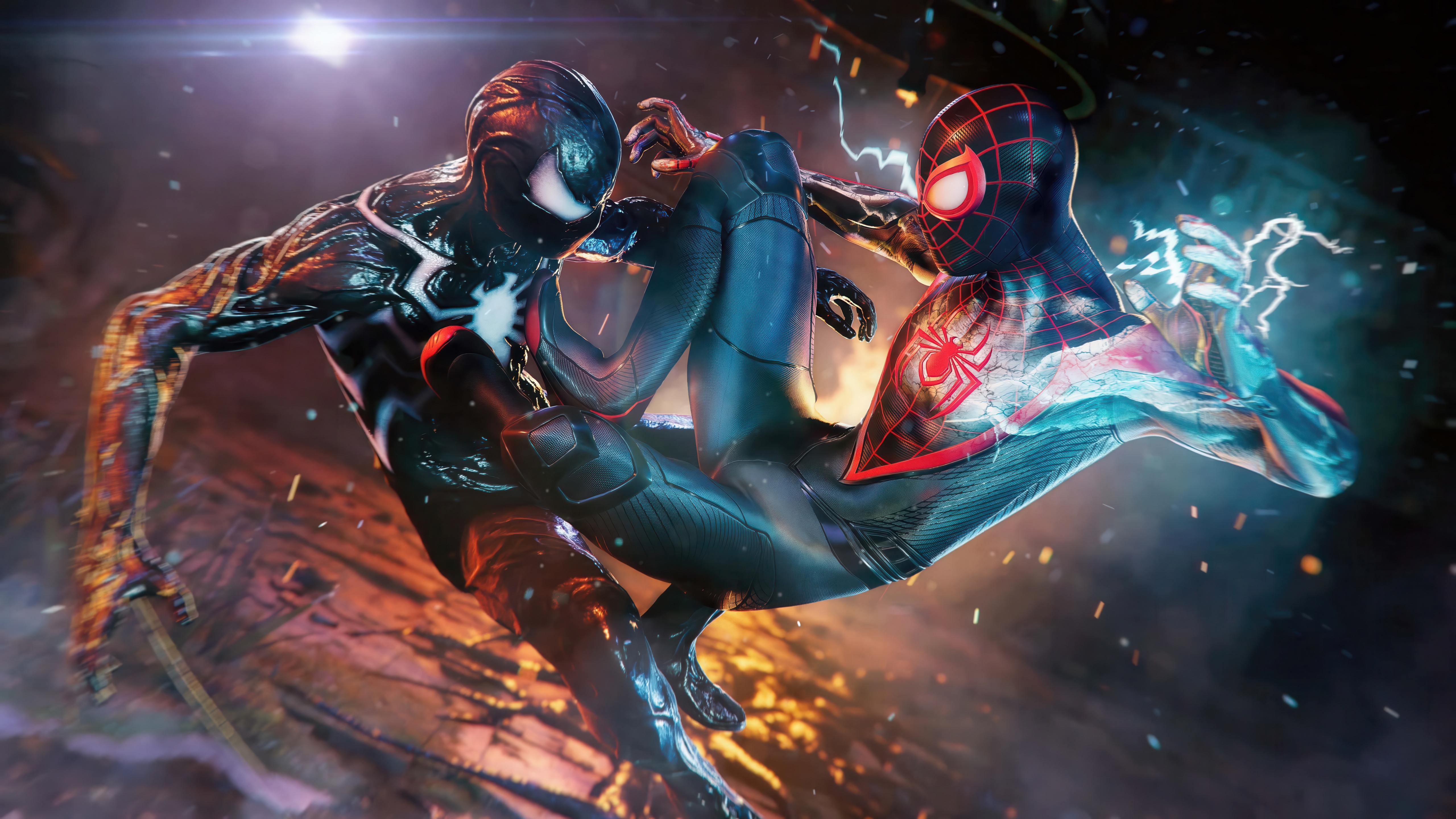 Marvel's Spider-Man 2: Spider-Man vs. Spider-Man HD Wallpaper