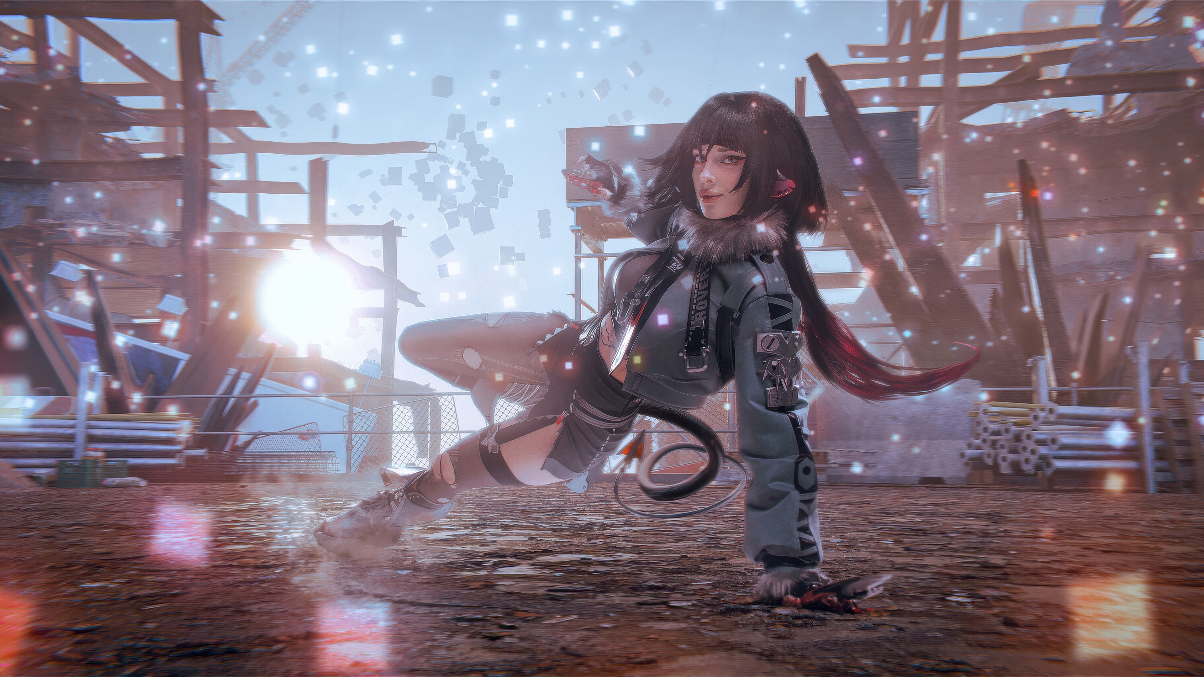 Jane Doe From Zenless Zone Zero HD Wallpaper