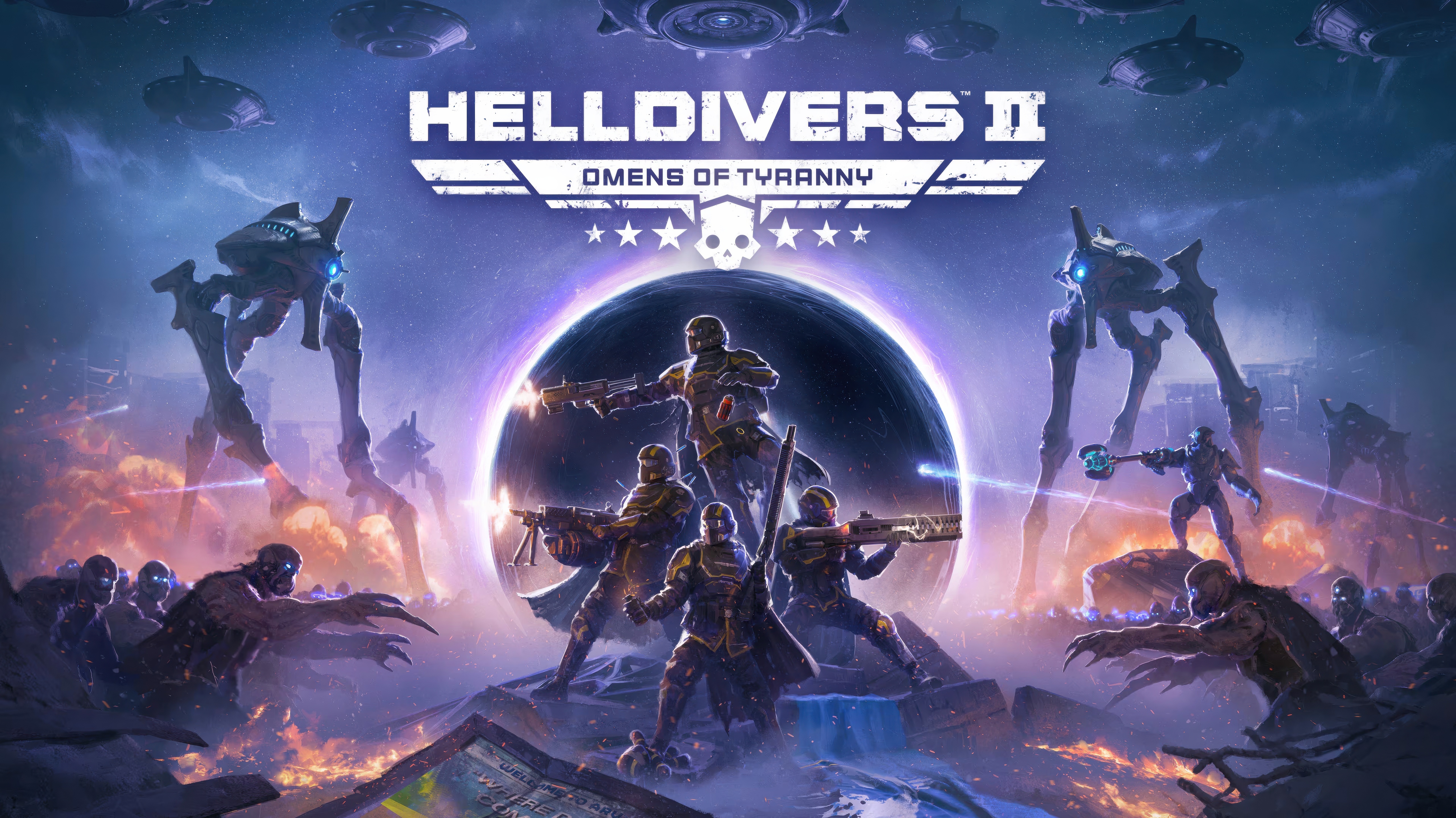 Helldivers 2 Omens Of Tyranny HD Wallpaper