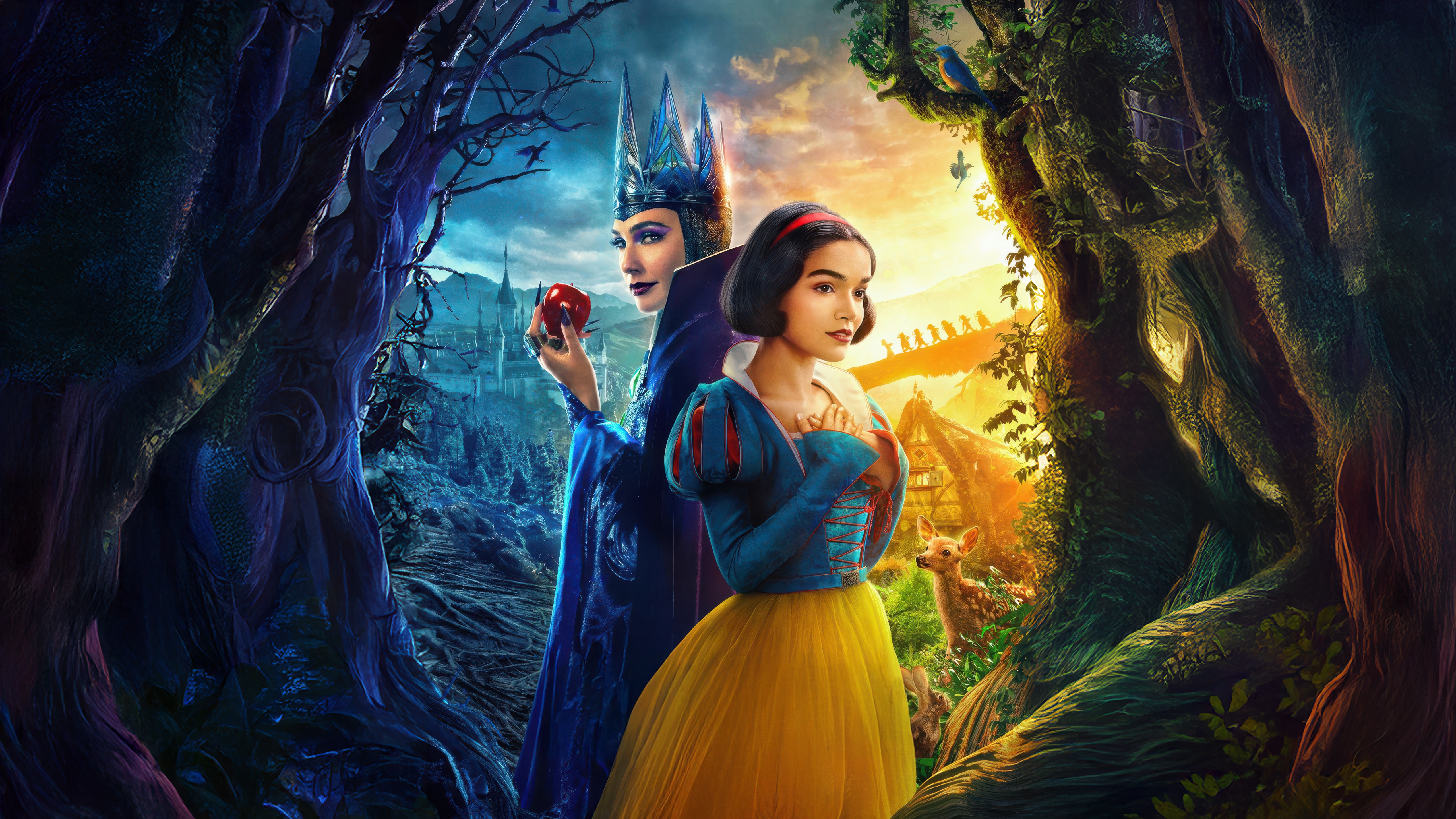 Snow White Movie Brazilian International Poster 2025 HD Wallpaper