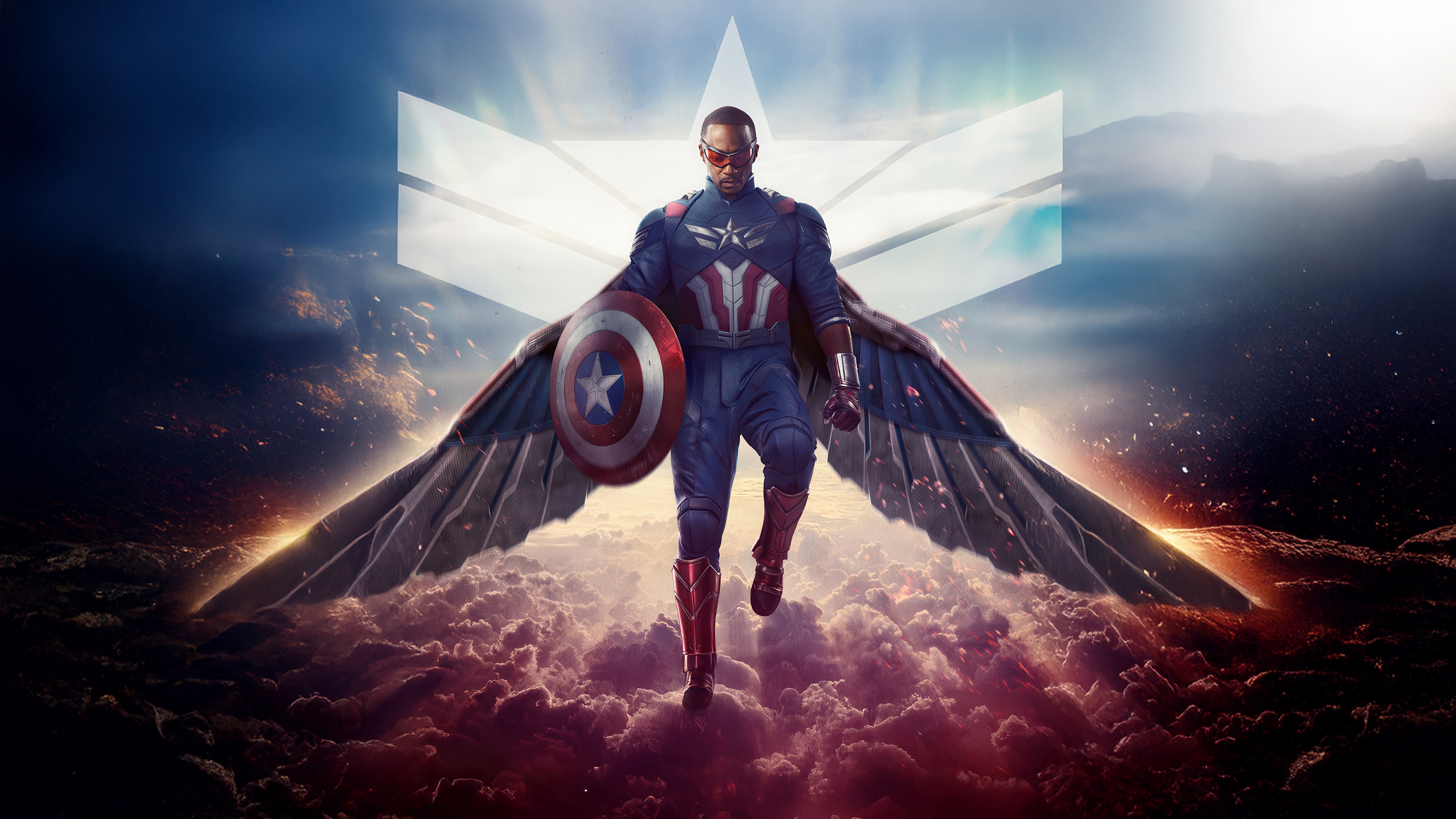 Captain America Brave New World 3D Poster HD Wallpaper