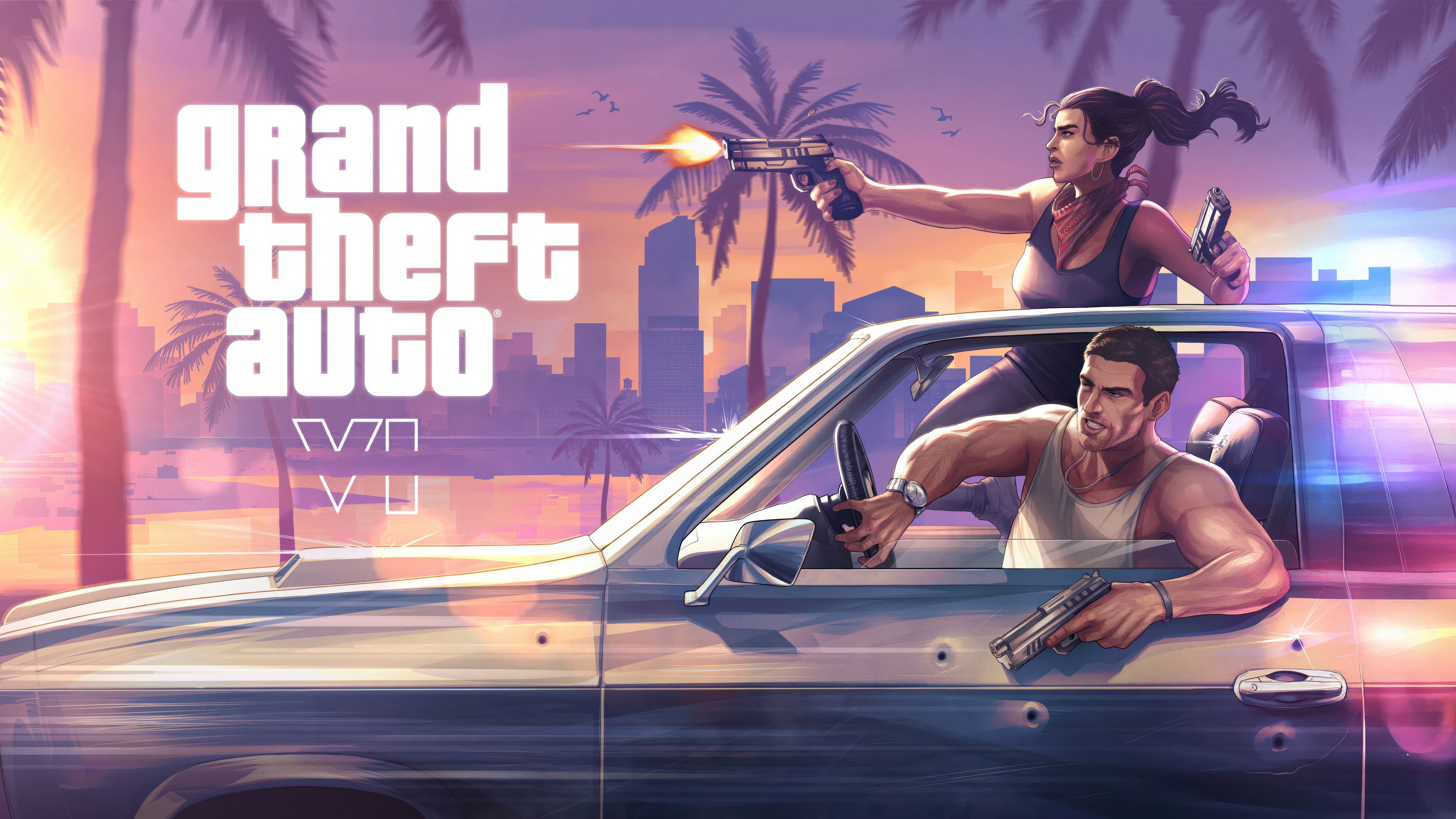 Grand Theft Auto VI HD Wallpaper