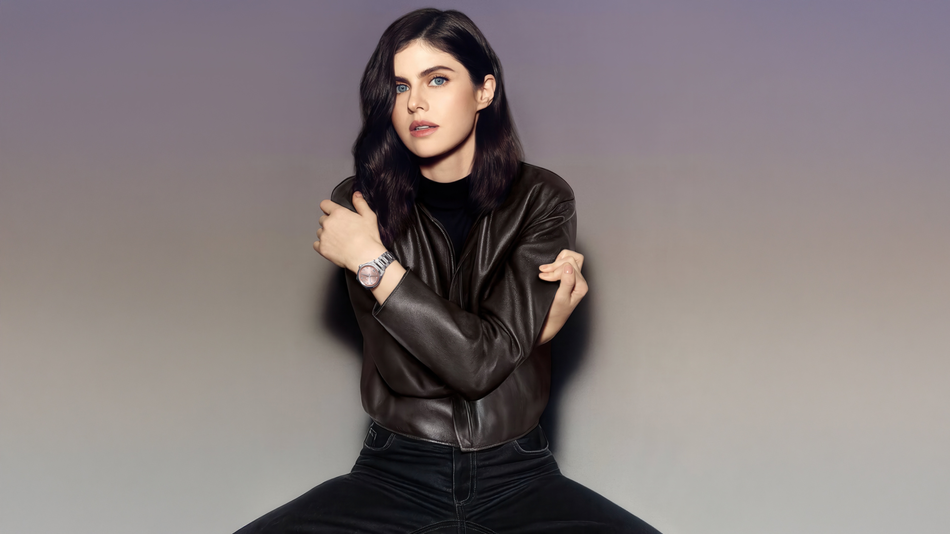 Alexandra Daddario for Tag Heuer Watches HD Wallpaper