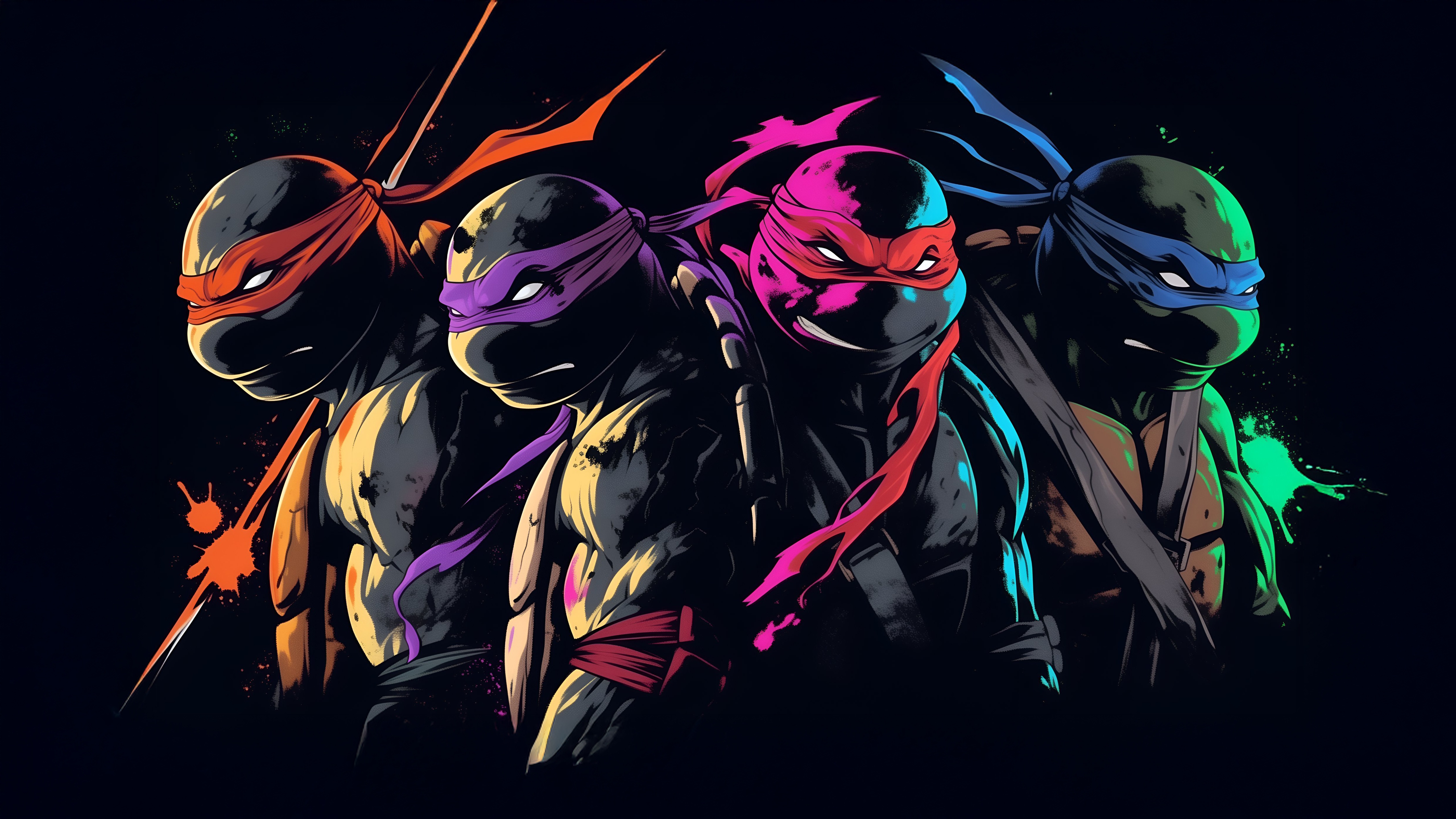Teenage Mutant Ninja Turtles United In Style HD Wallpaper