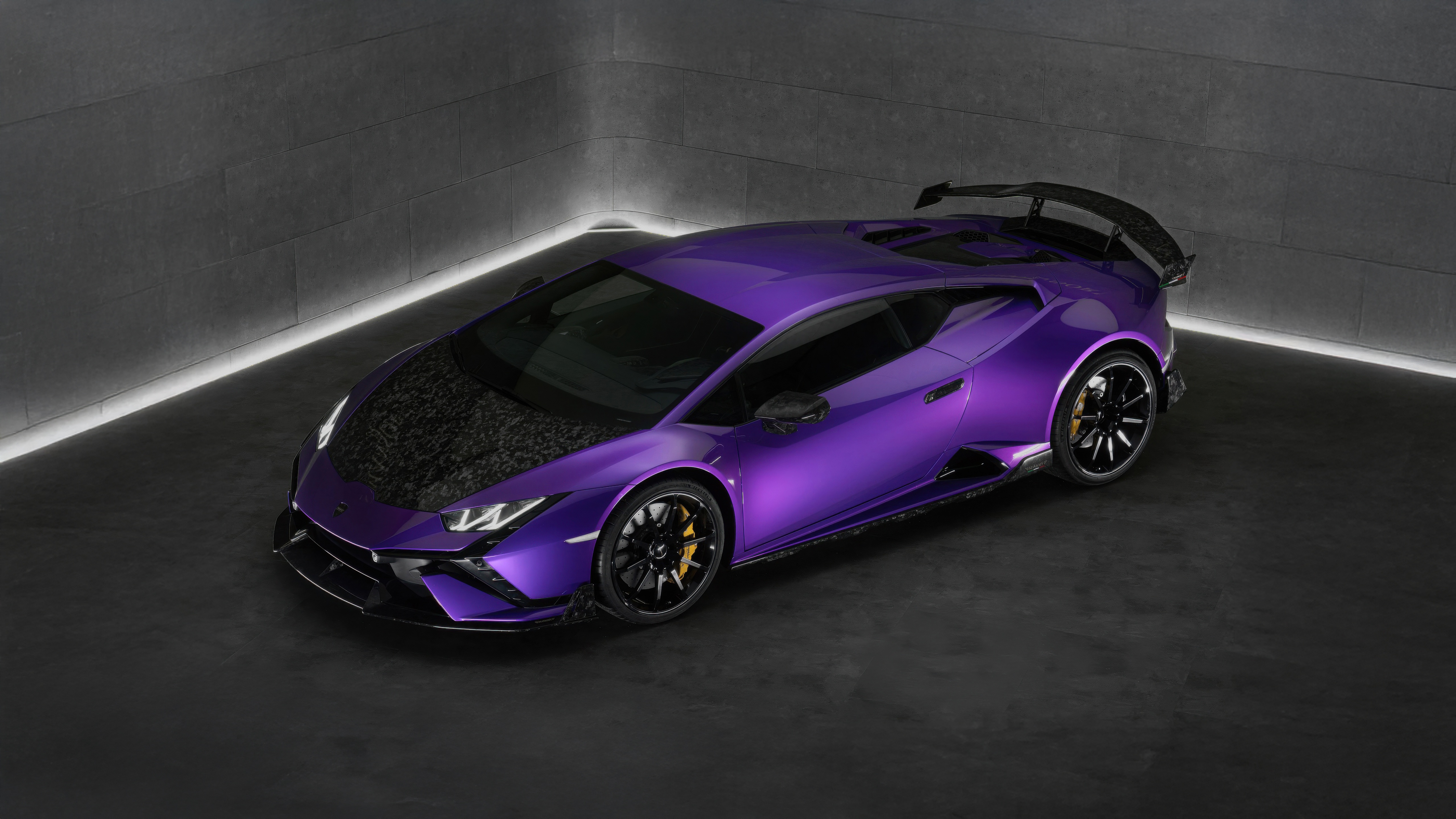 Mansory Lamborghini Huracan Tecnica in Purple HD Wallpaper