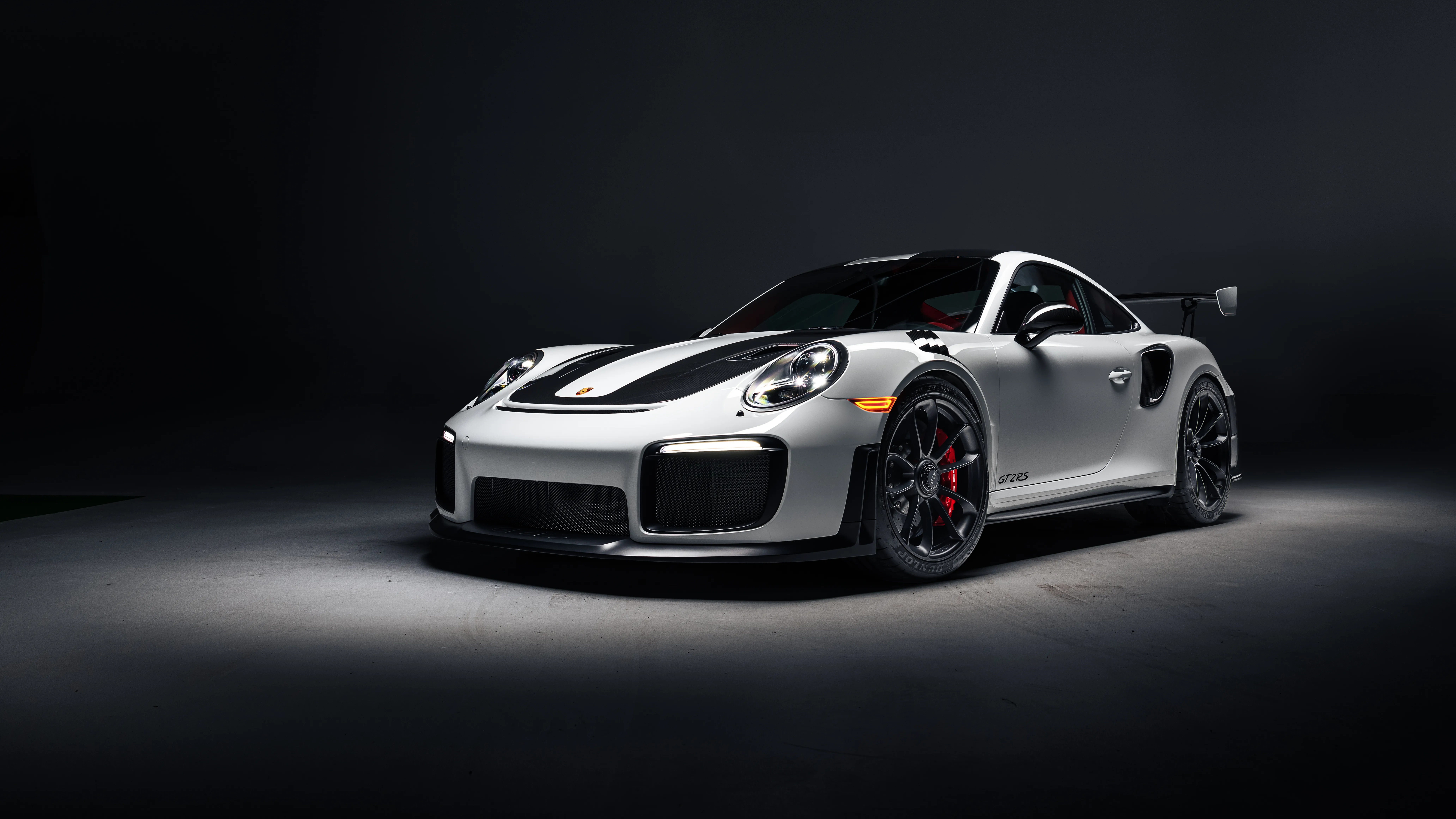 White Porsche 911 GT2 RS Weissach Package HD Wallpaper