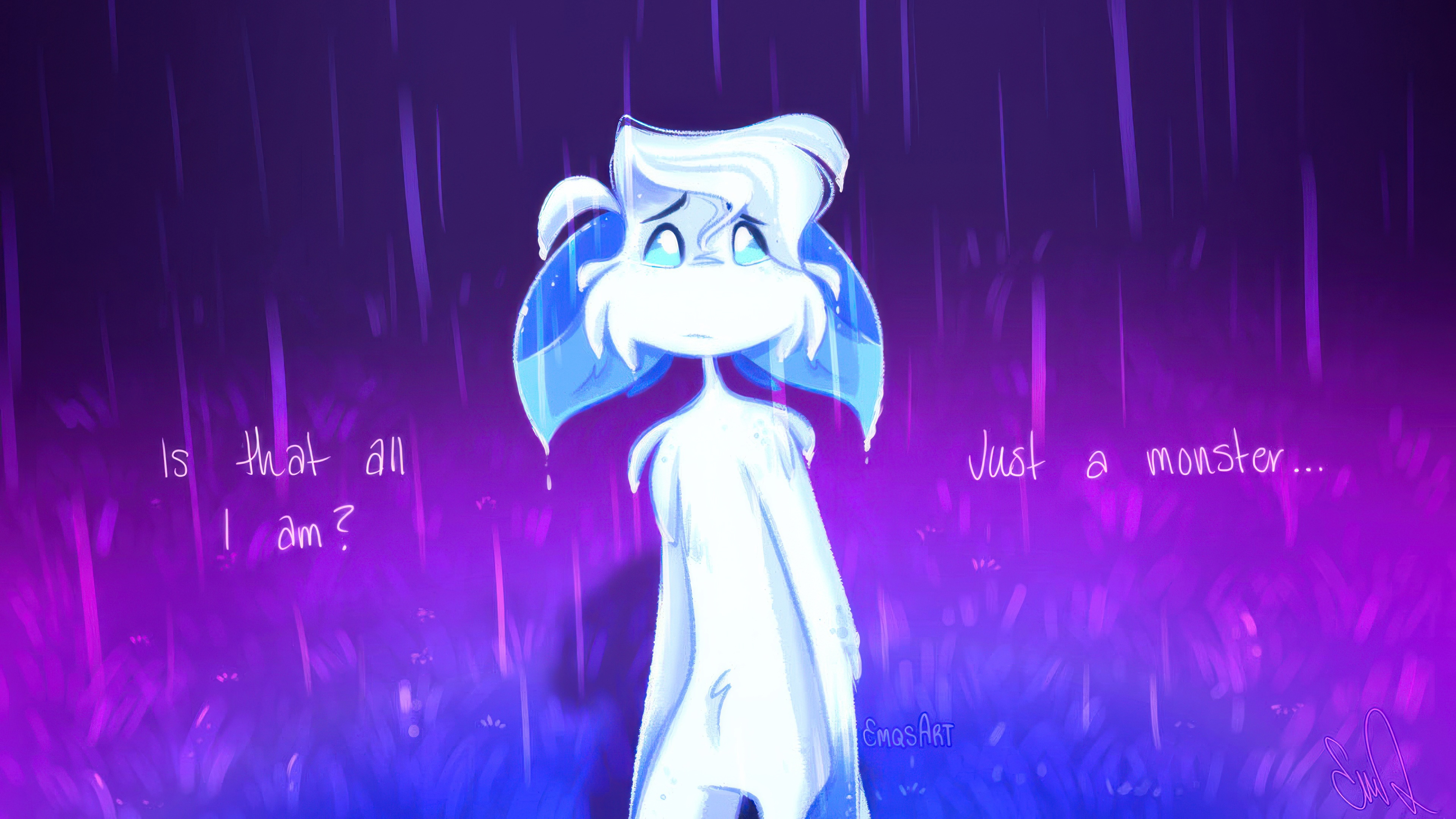 Is that all I am? Just a monster... HD Wallpaper