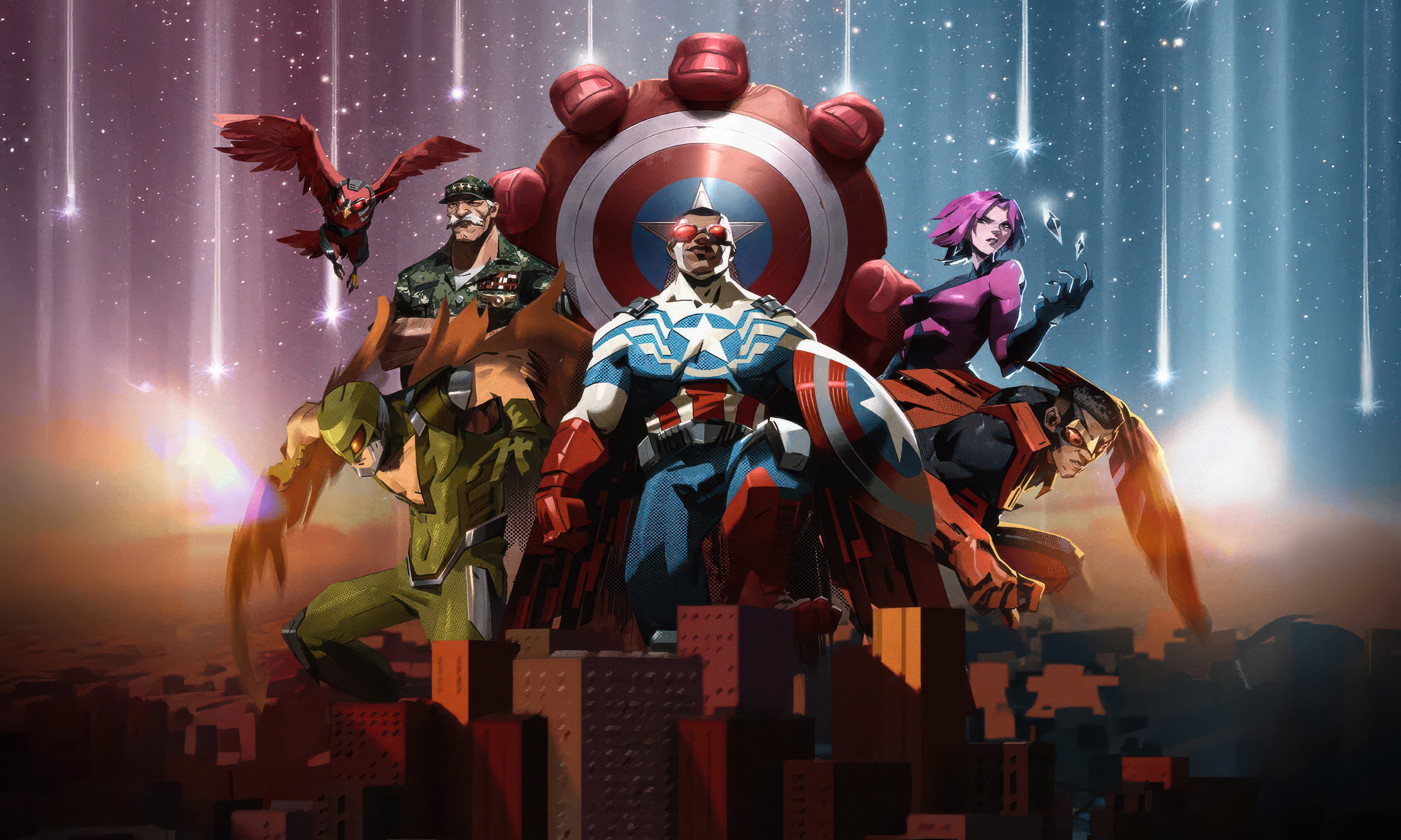 Marvel Snap 2025 Characters HD Wallpaper