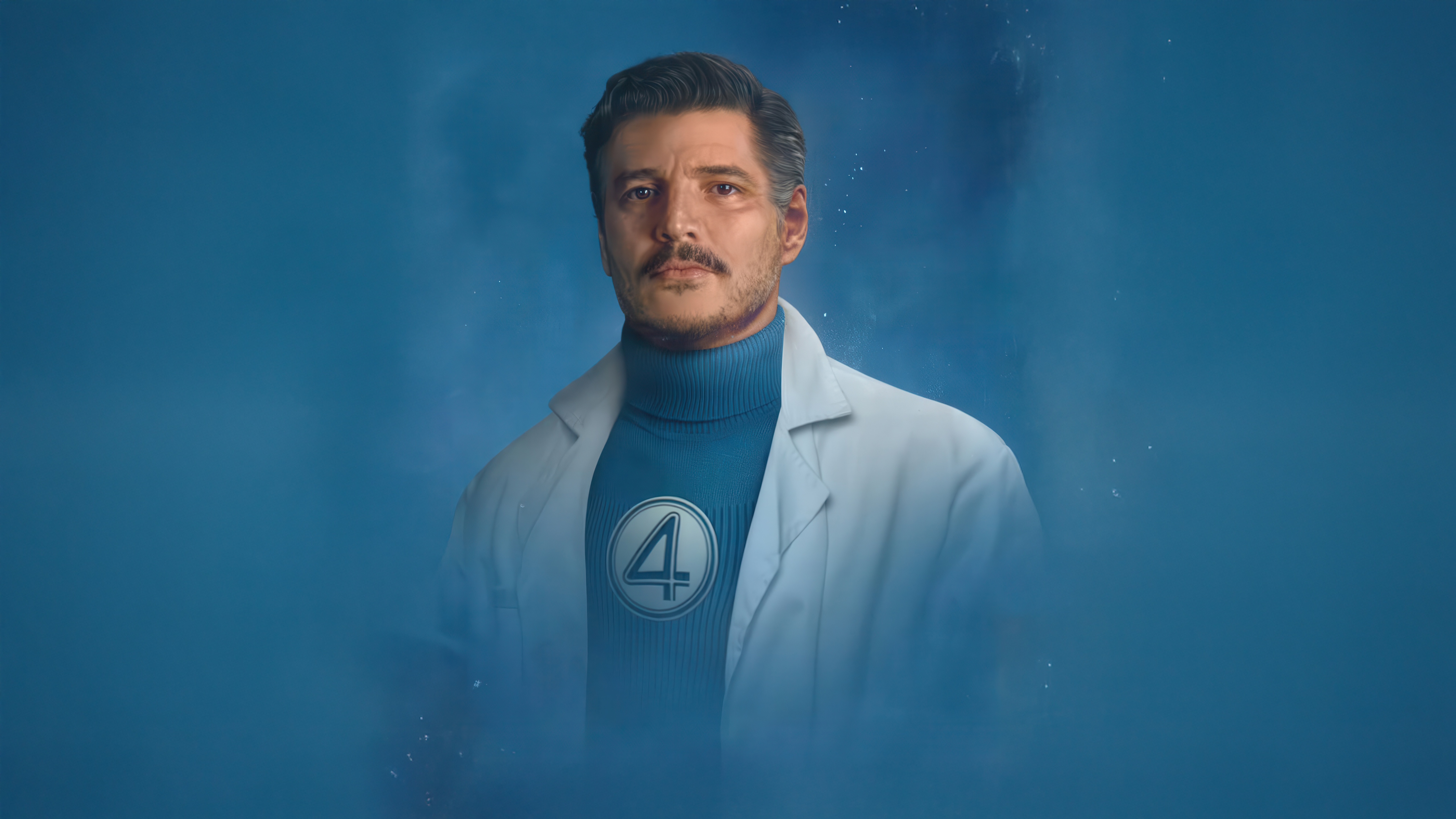 Mister Fantastic with Fantastic Four logo HD Wallpaper