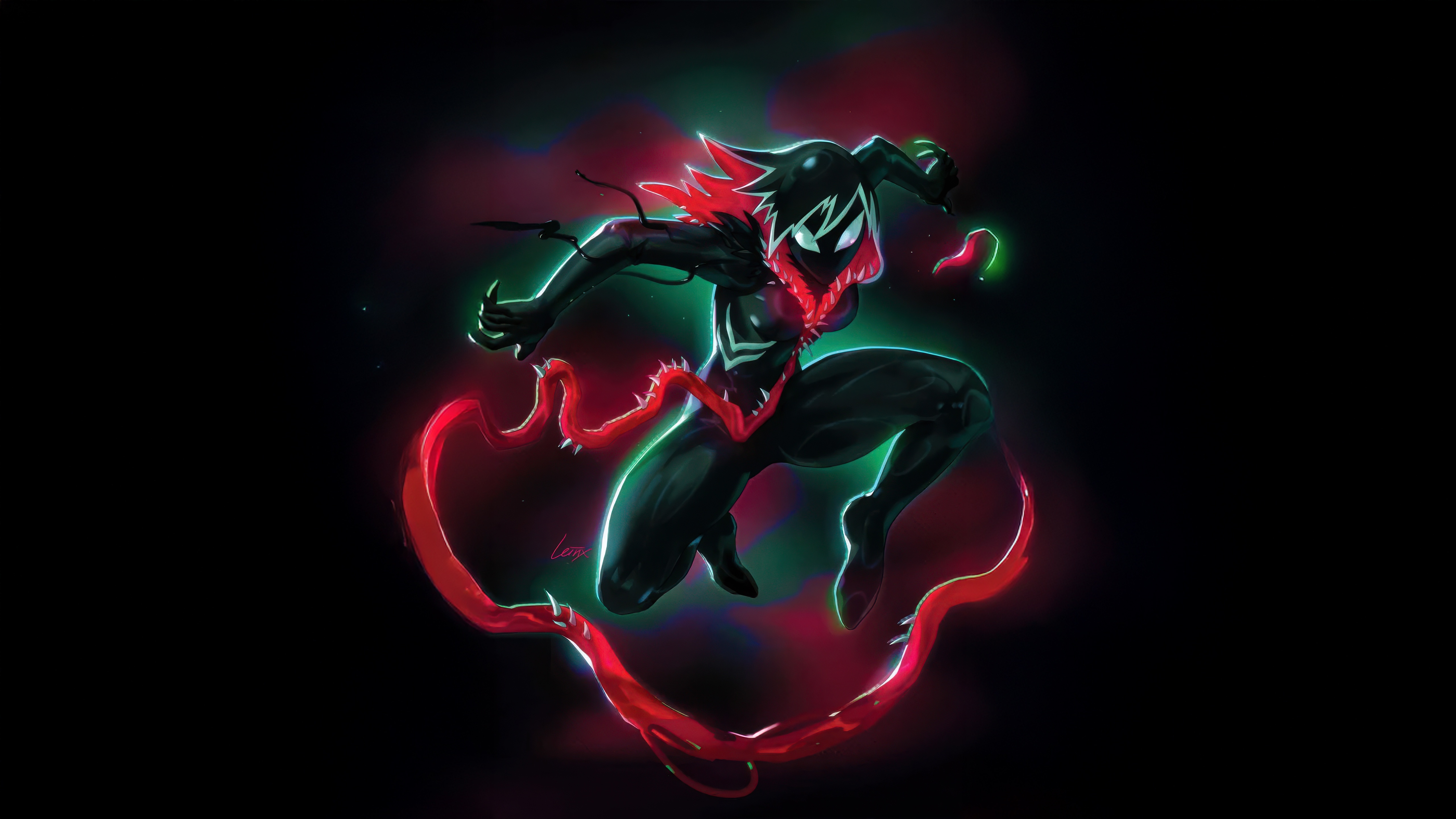 Venom Separation Anxiety Spider-Woman HD Wallpaper