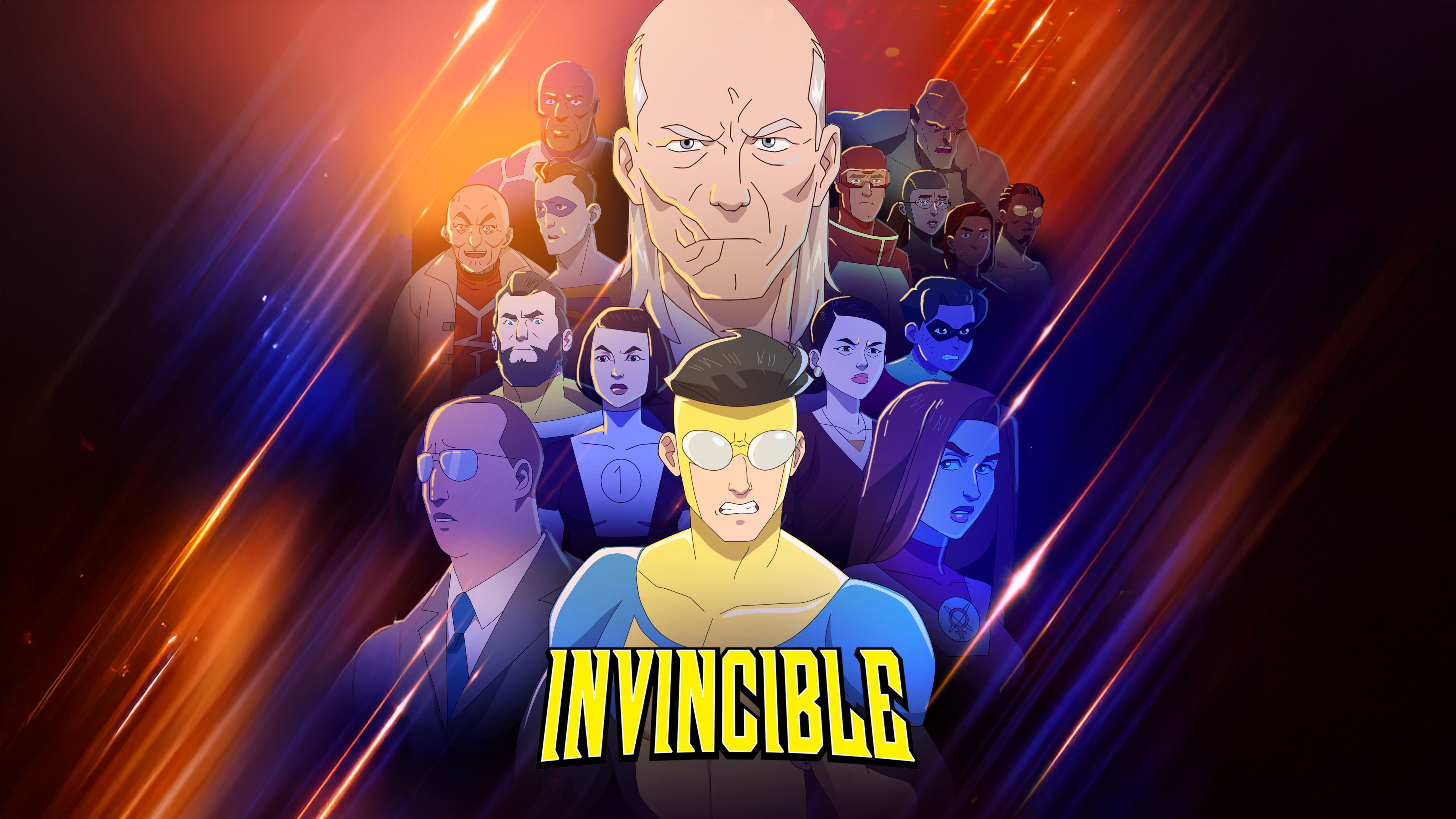 Invincible Characters Poster HD Wallpaper