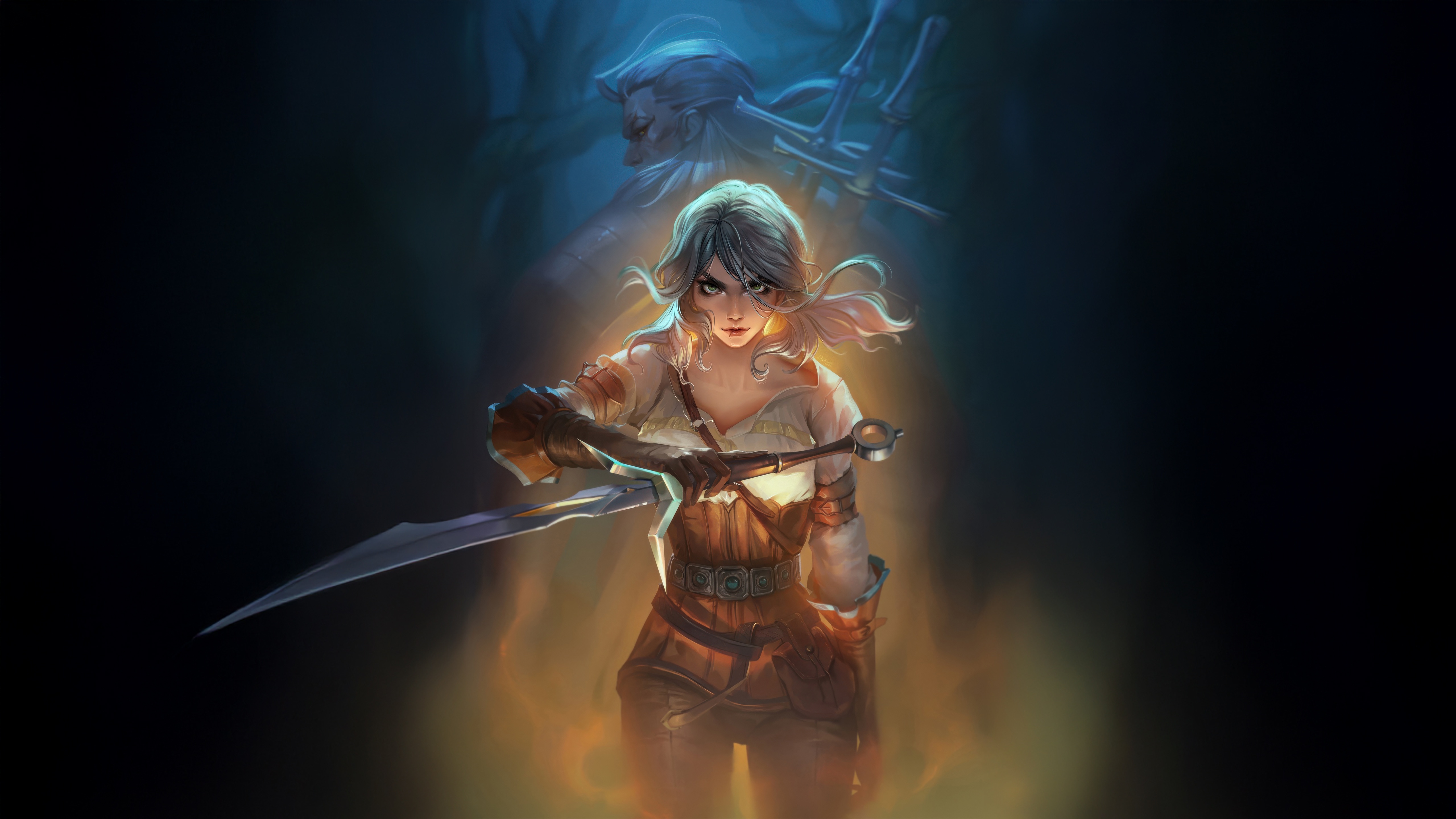 Ciri from The Witcher 3 HD Wallpaper