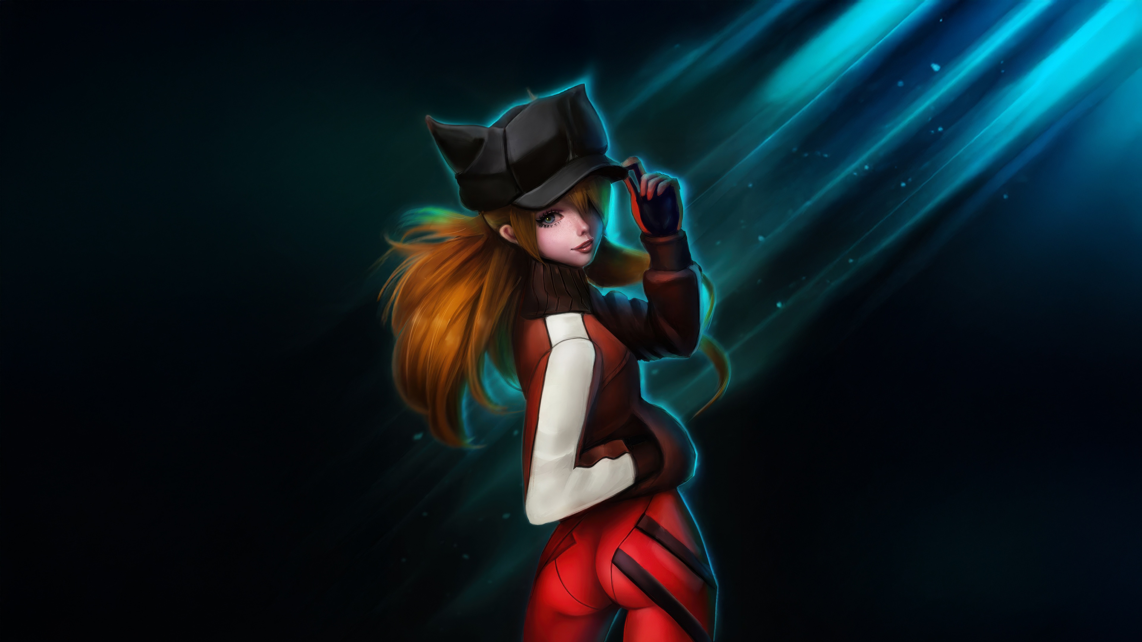 Asuka Langley Soryu from Neon Genesis Evangelion HD Wallpaper