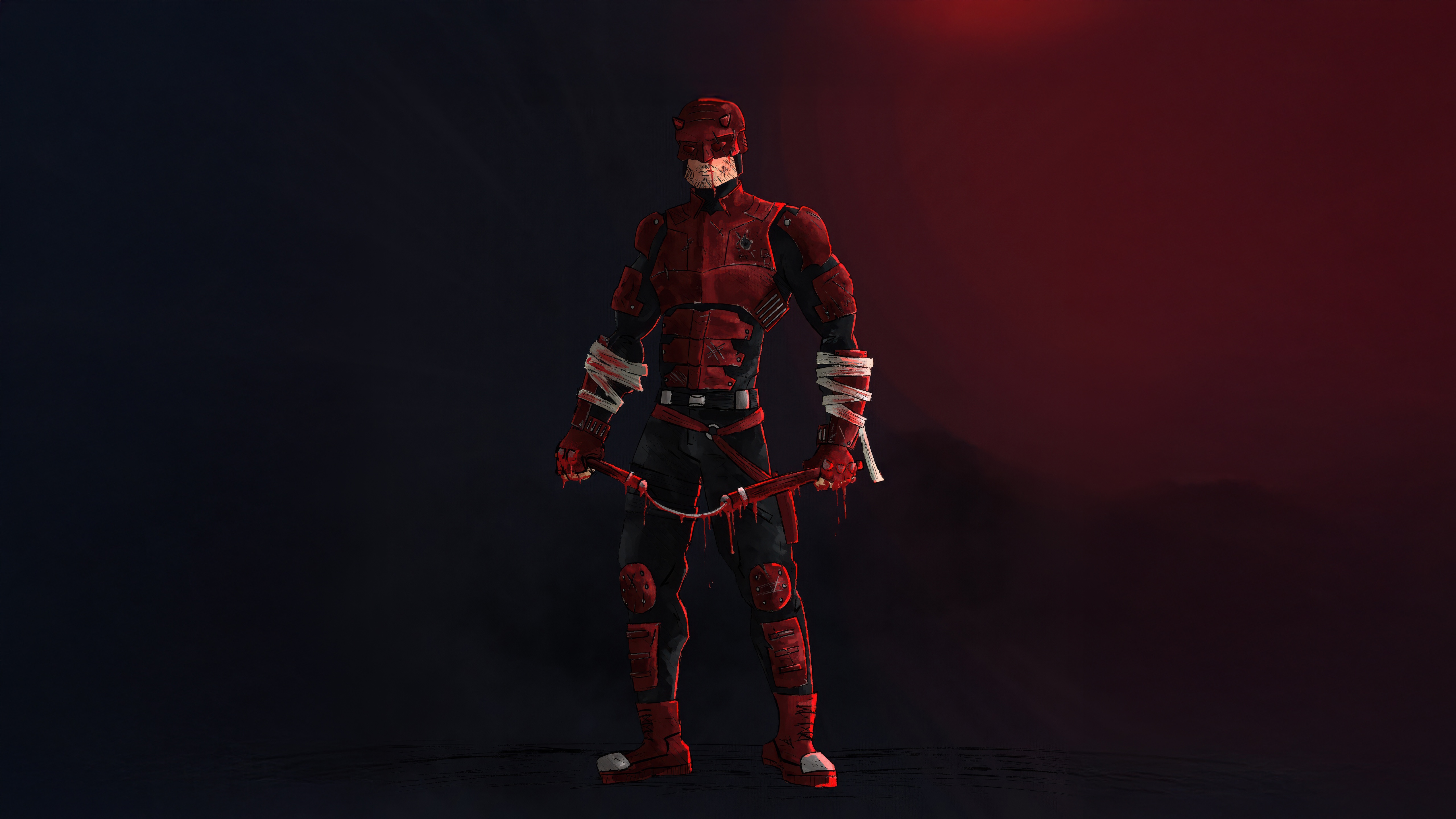 Daredevil with Billy Clubs HD Wallpaper
