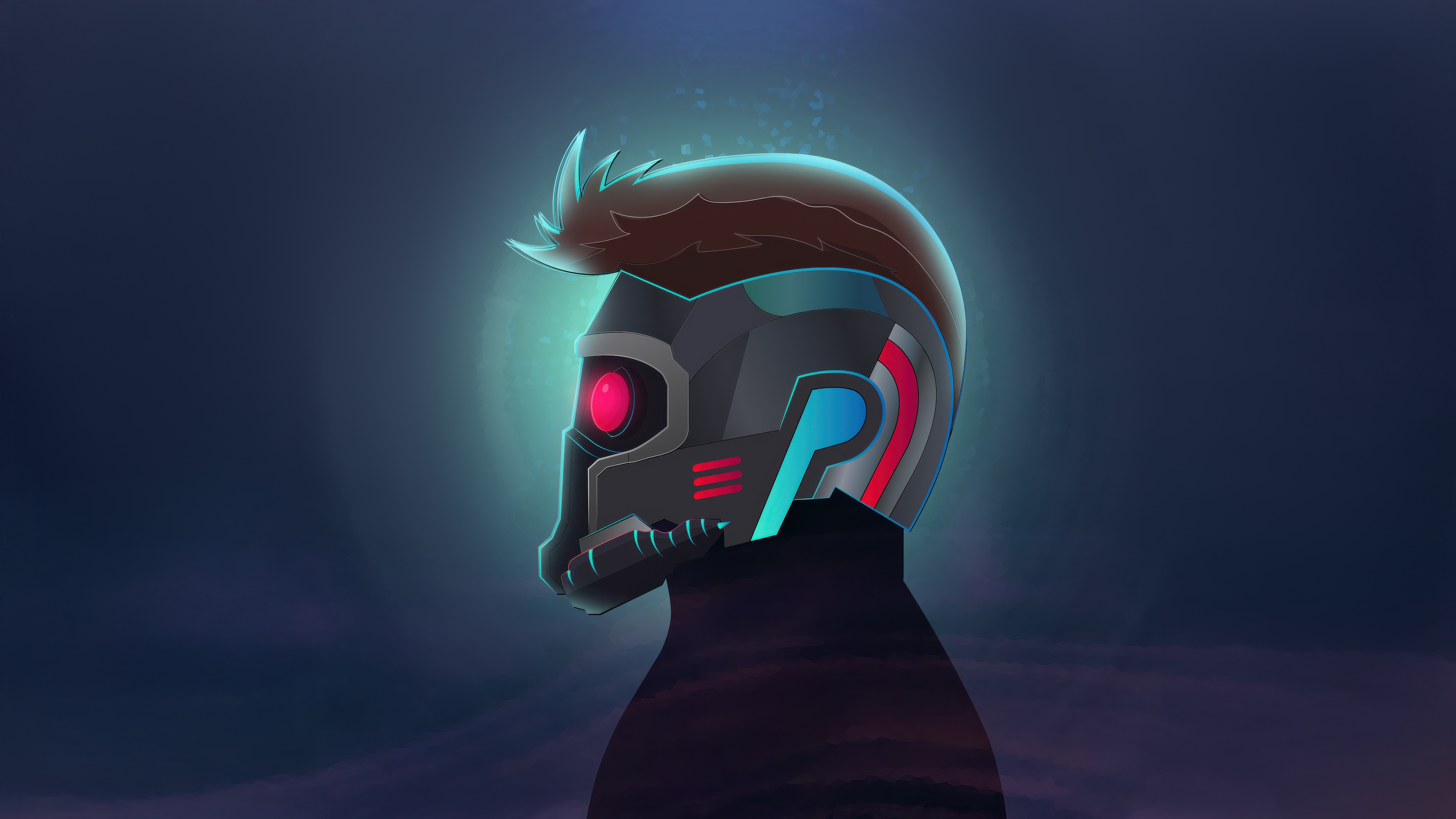 Star Lord's Helmet in Profile HD Wallpaper