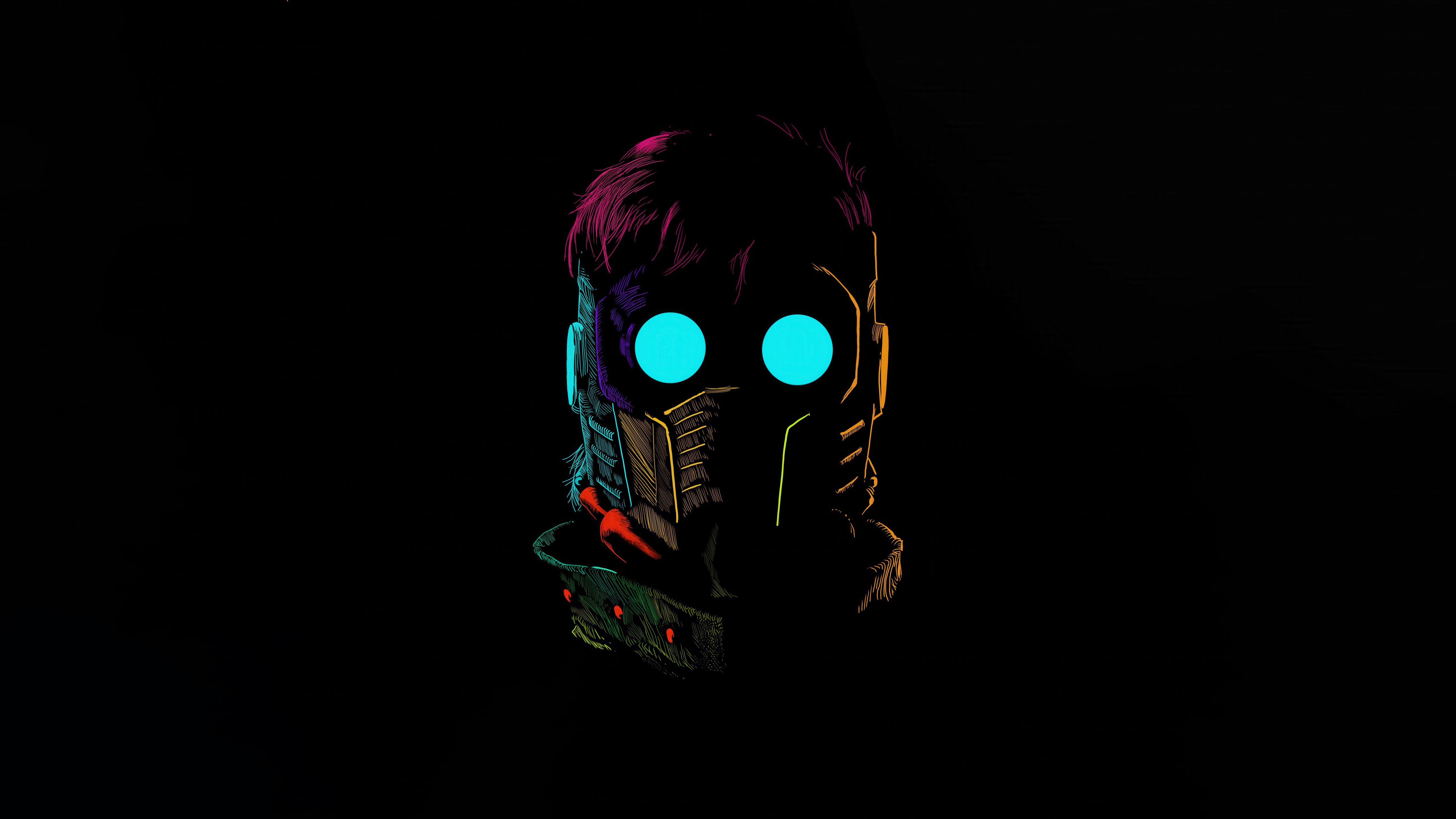 Star Lord Mask Close Up HD Wallpaper