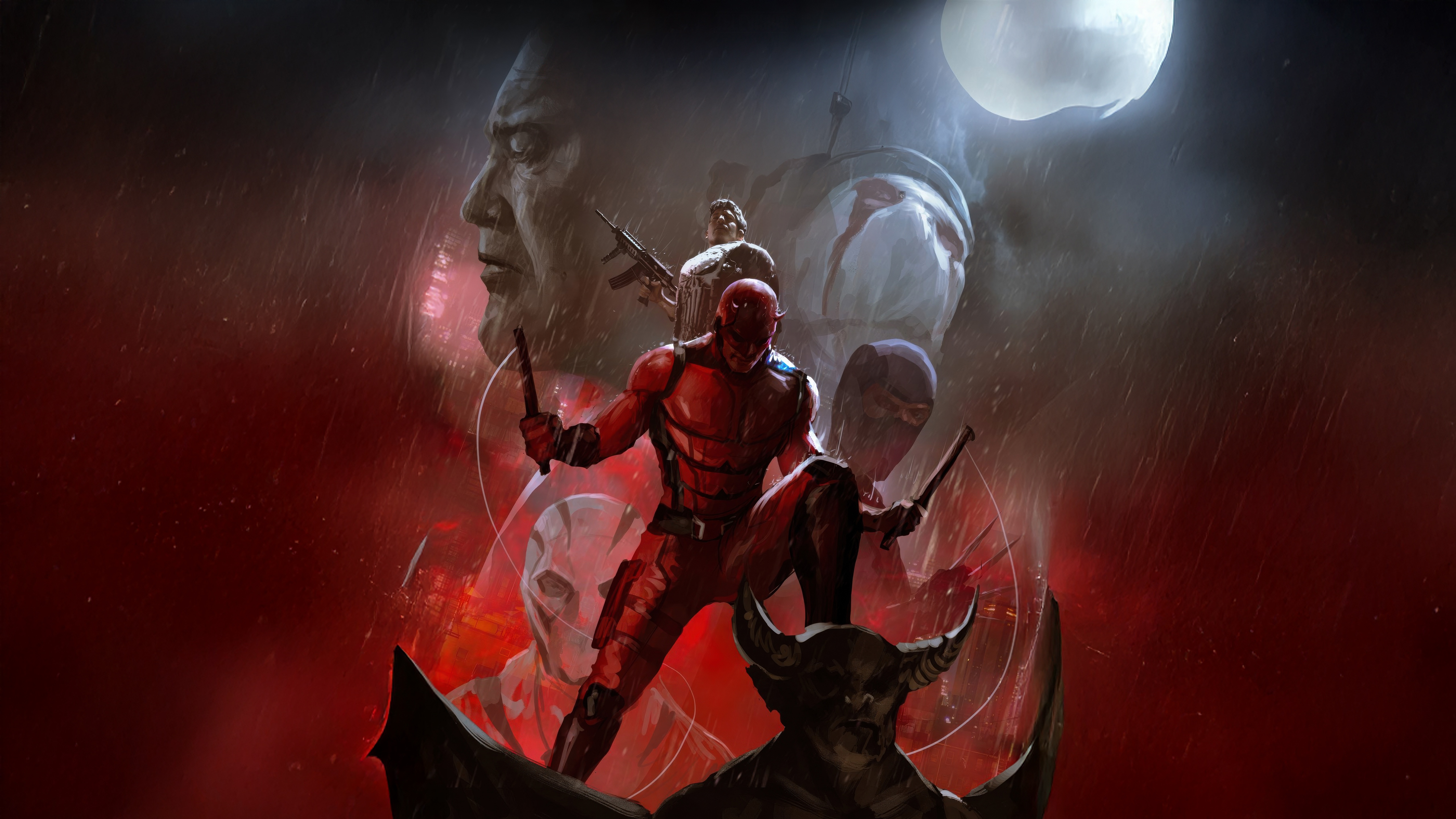 Daredevil Born Again Extended Artwork HD Wallpaper