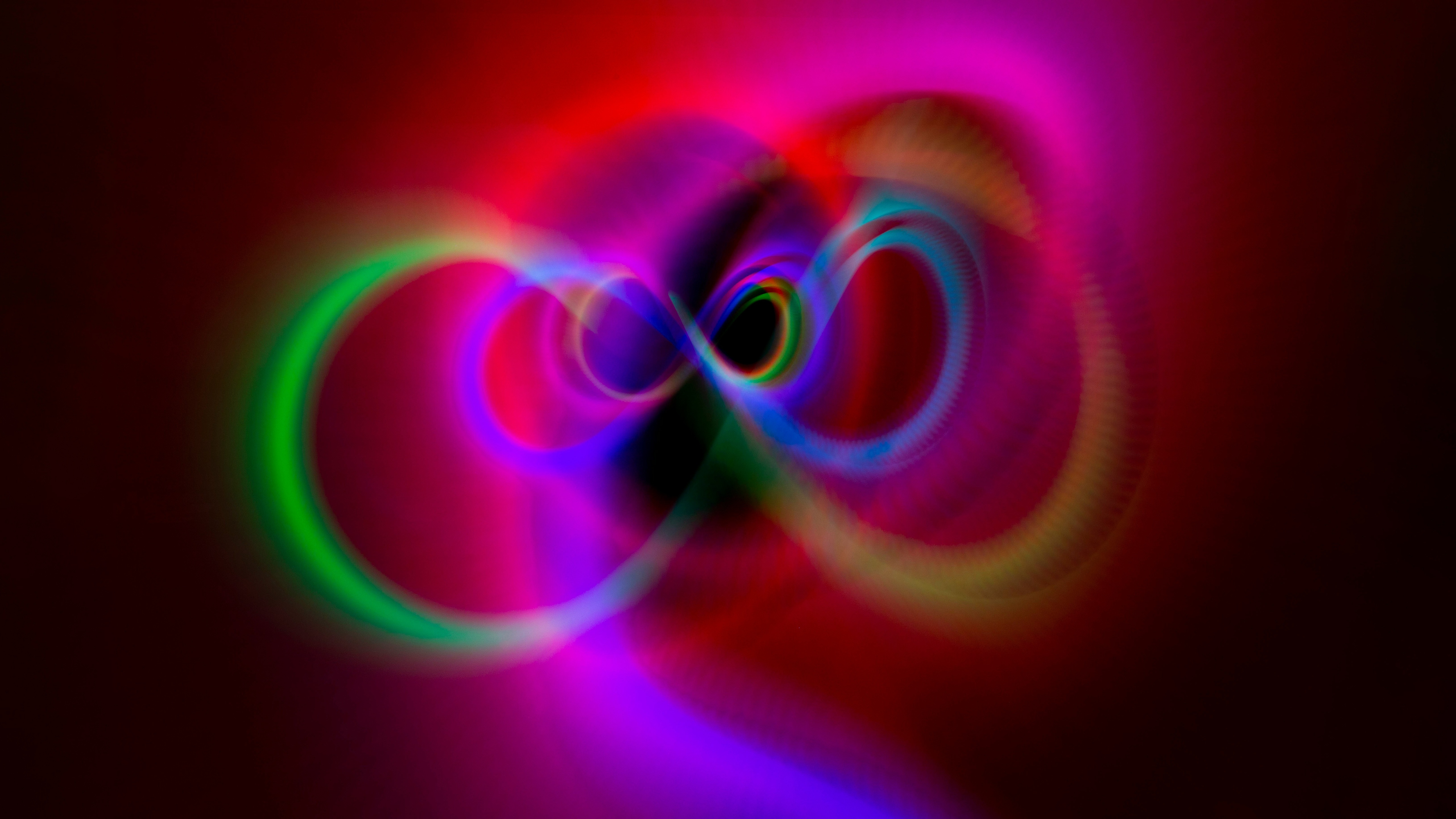 Rainbow Infinity Swirls Abstract Art HD Wallpaper