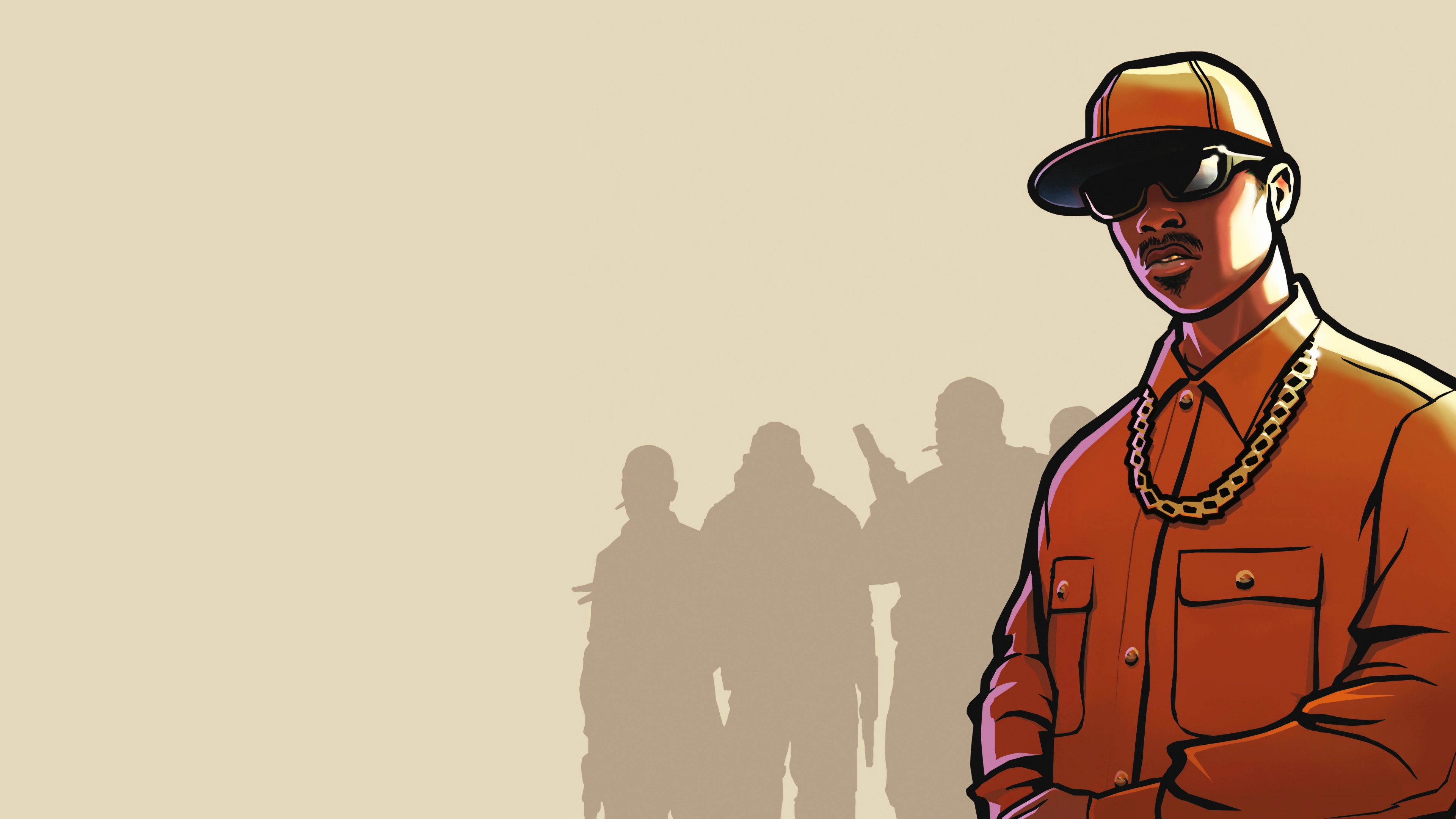 Carl Johnson from Grand Theft Auto San Andreas HD Wallpaper