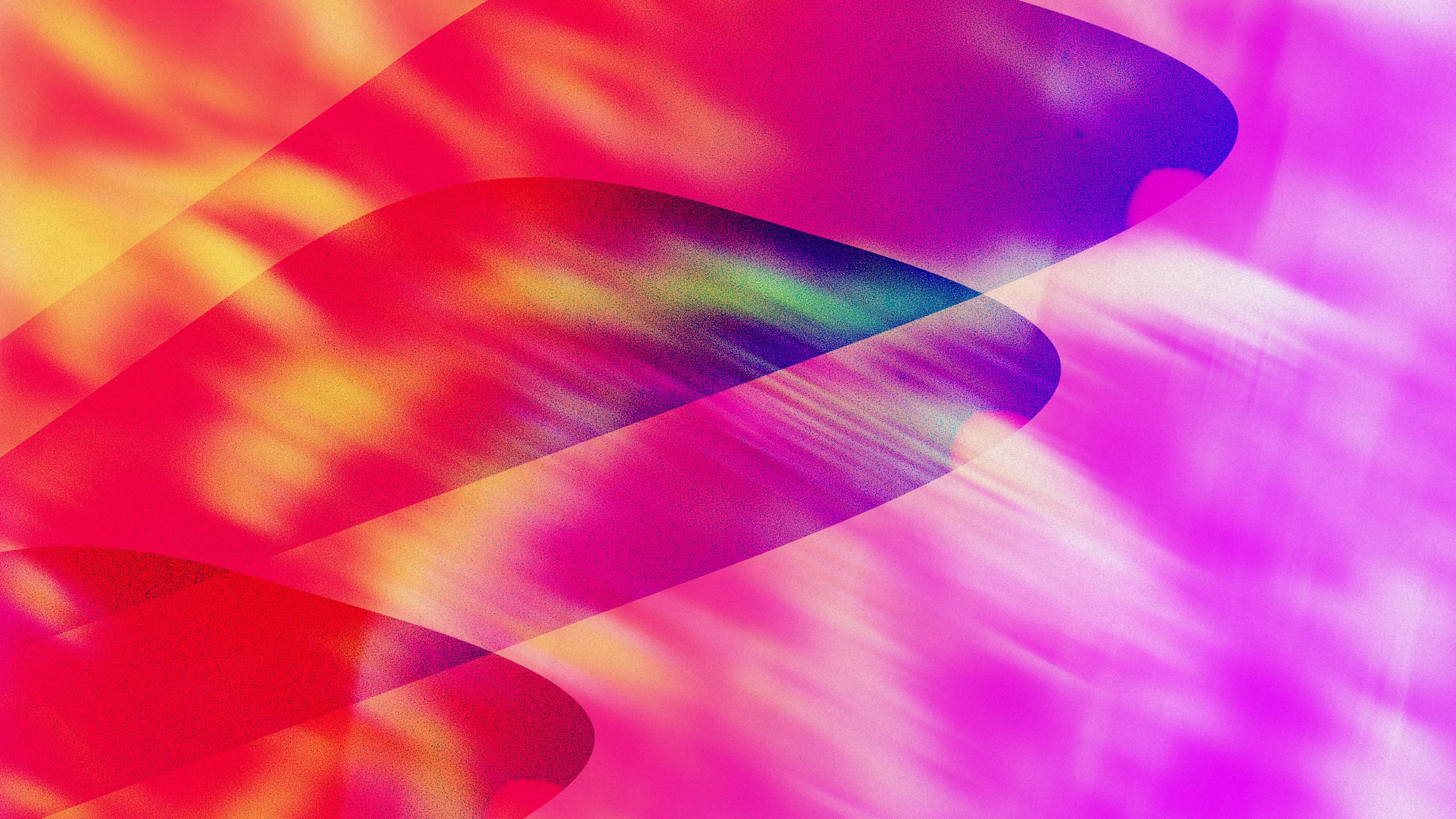 Wavy Abstract Pink and Red Background HD Wallpaper