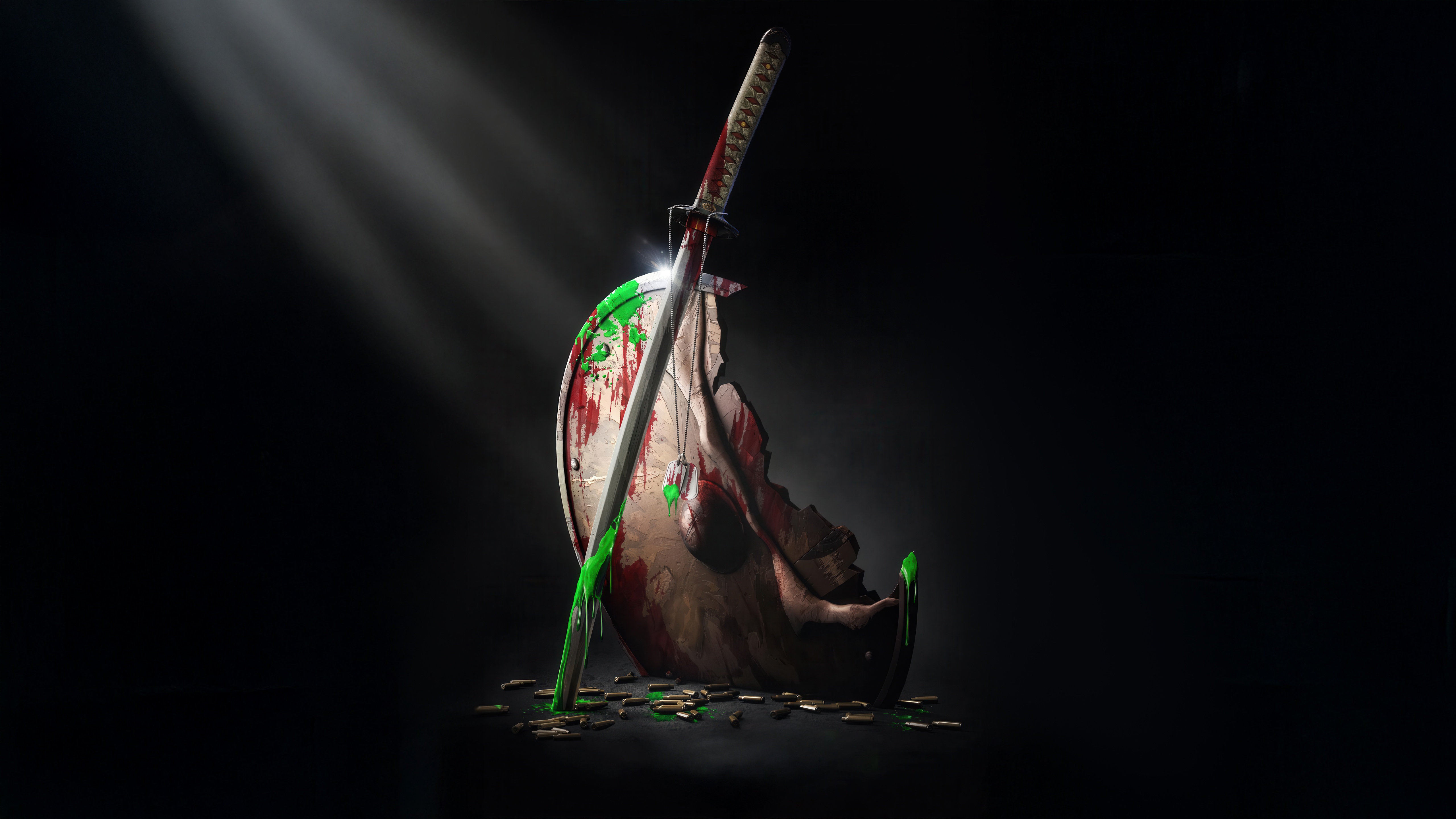 Predator Killer of Killers Sword and Shield HD Wallpaper