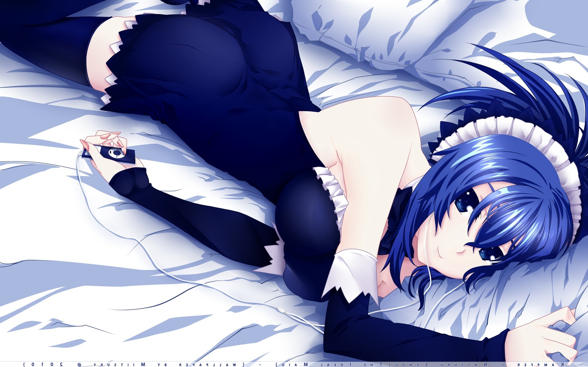Natsuru Senou from Kampfer lying on a bed HD Wallpaper