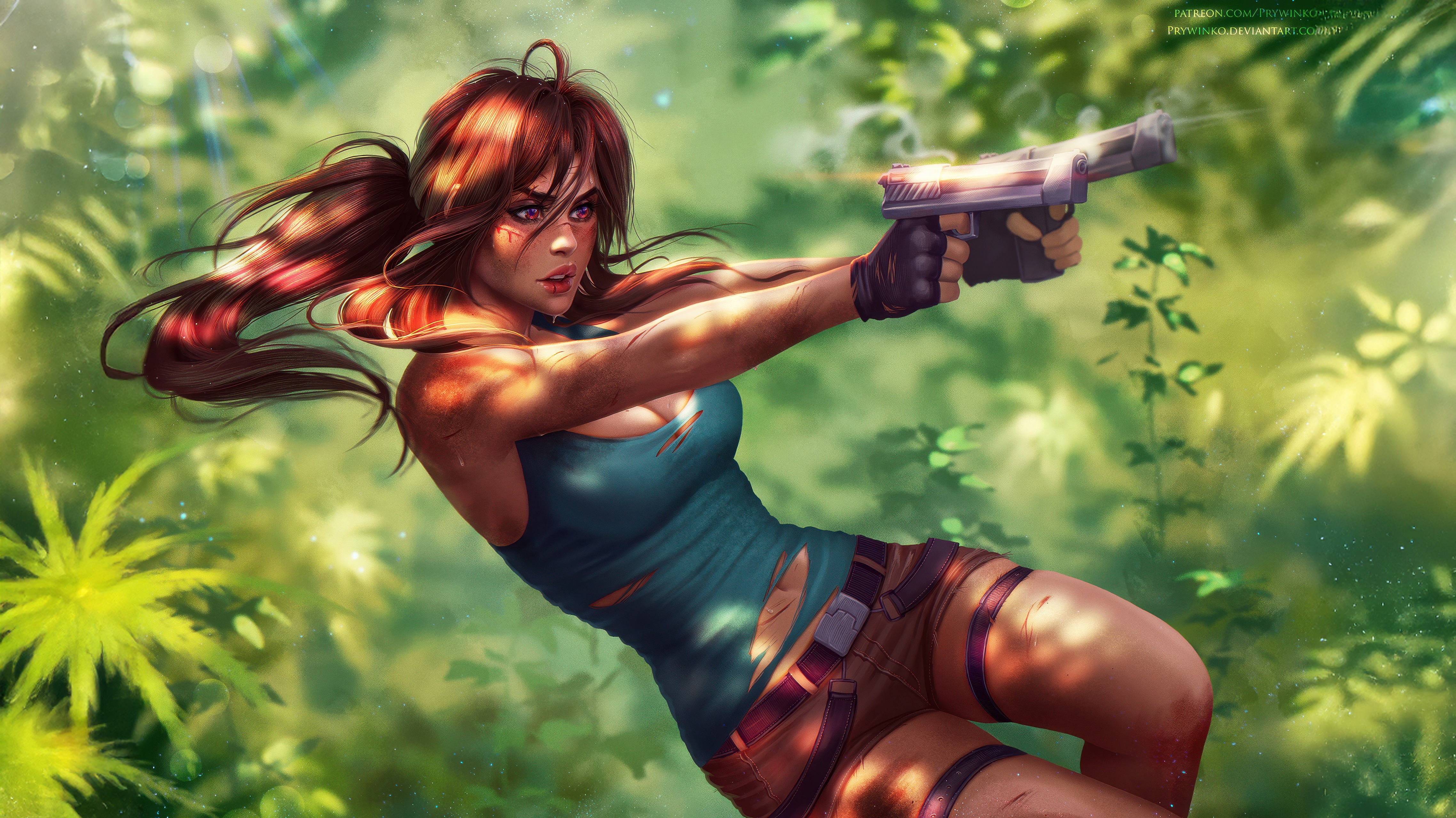 Lara Croft The Ultimate Raider in Jungle HD Wallpaper