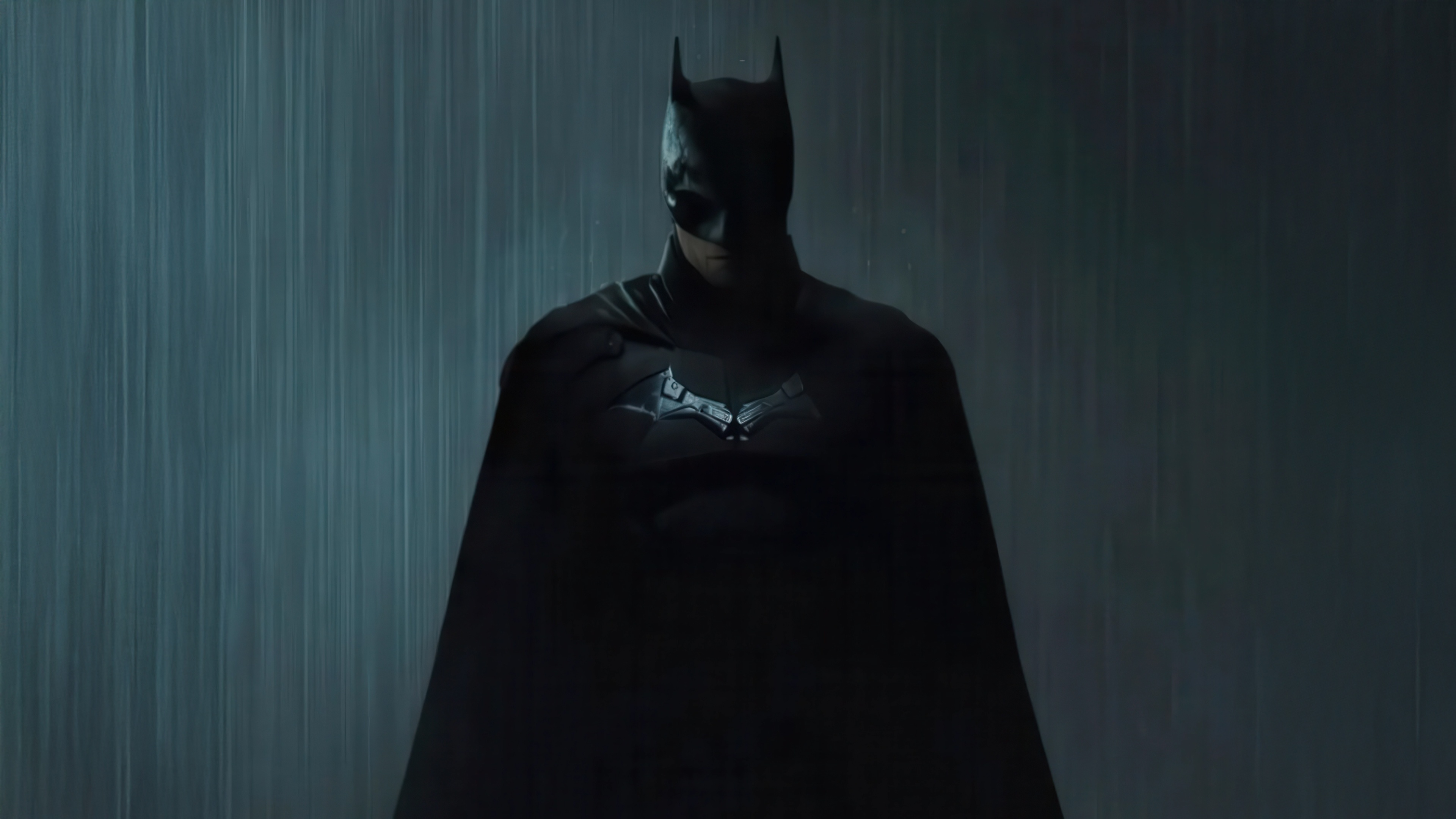 The Batman in the Rain HD Wallpaper