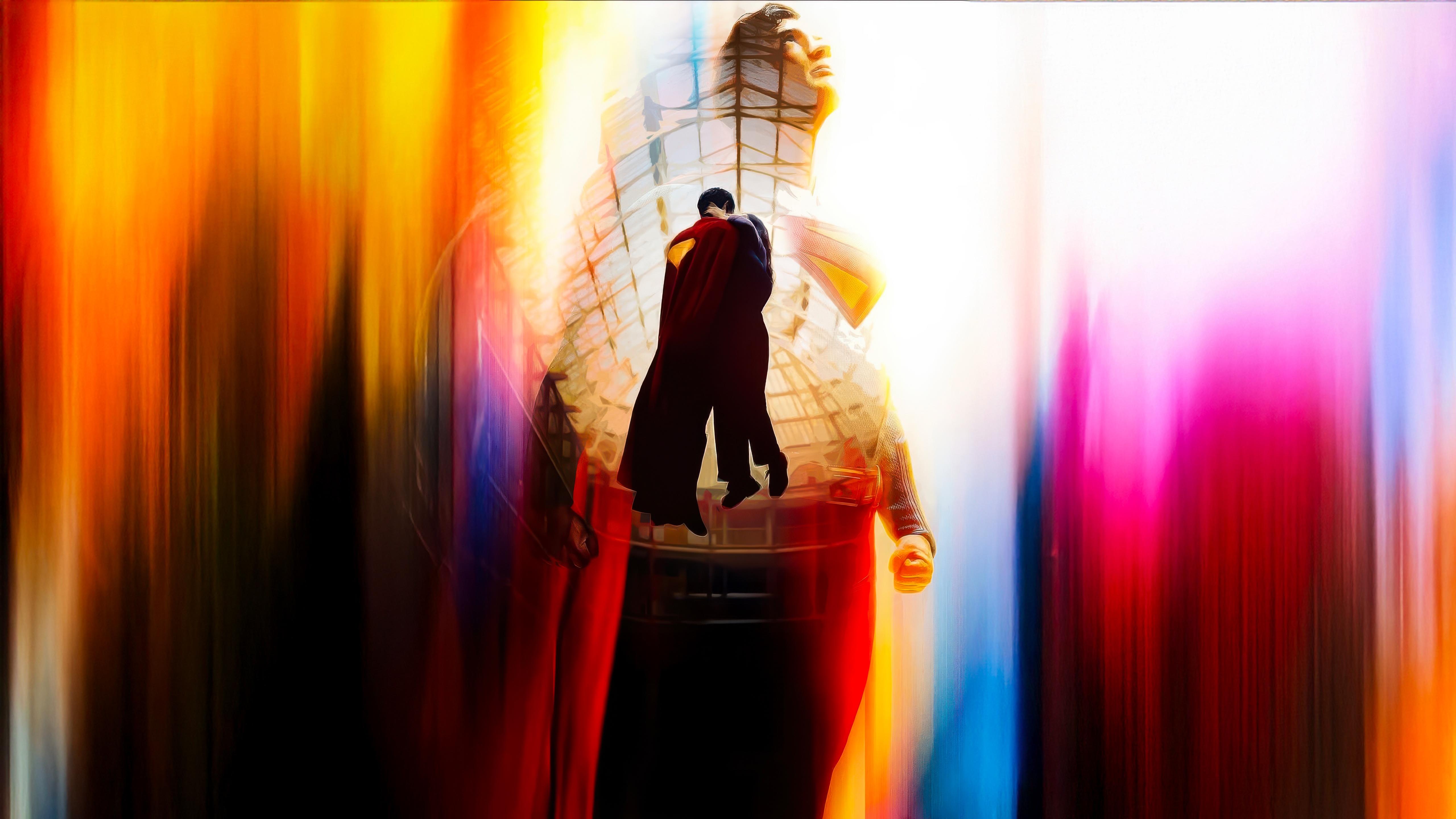 Man of Steel Superman carrying Lois Lane HD Wallpaper