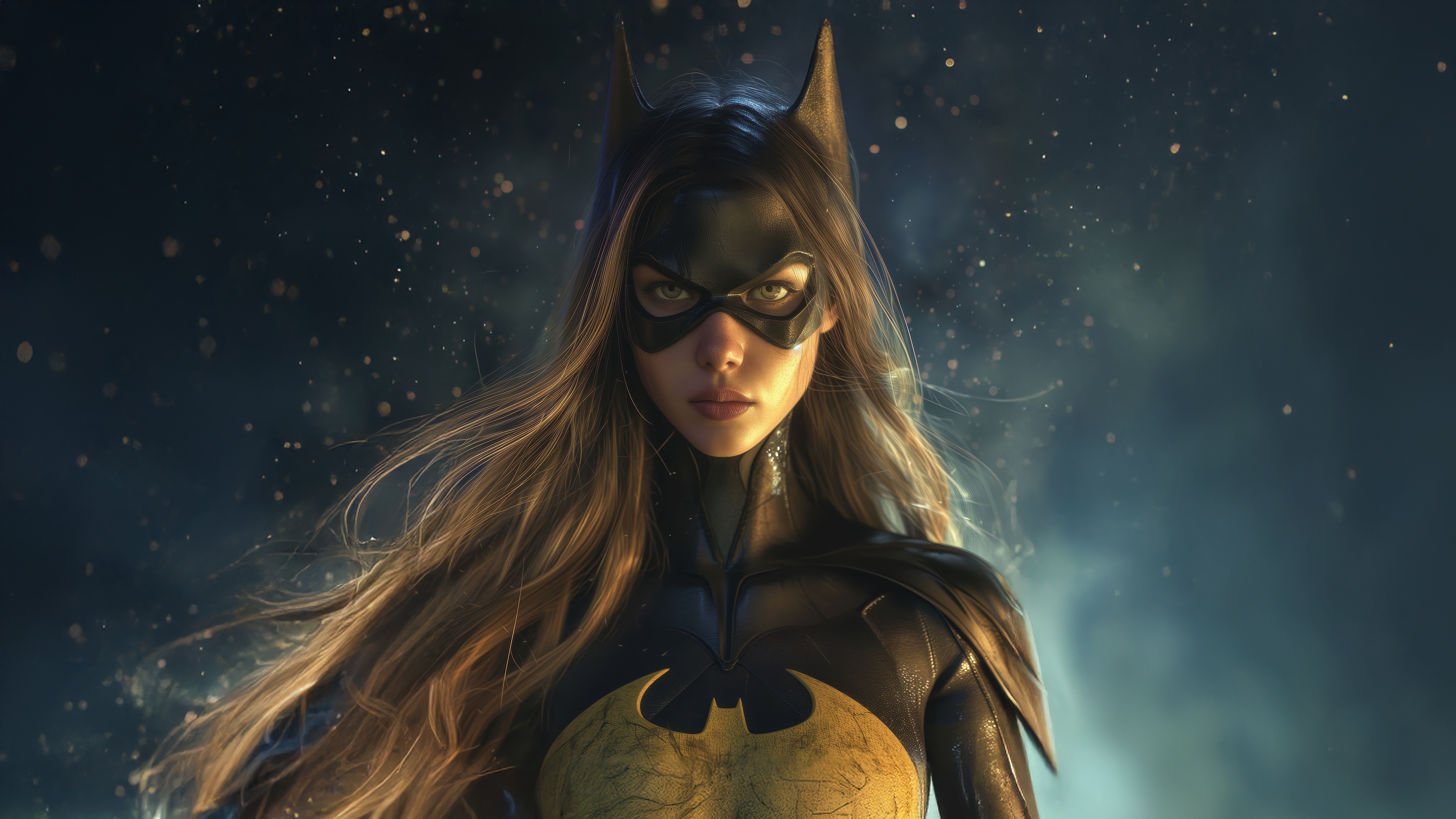 Batgirl in Dark Pursuit HD Wallpaper