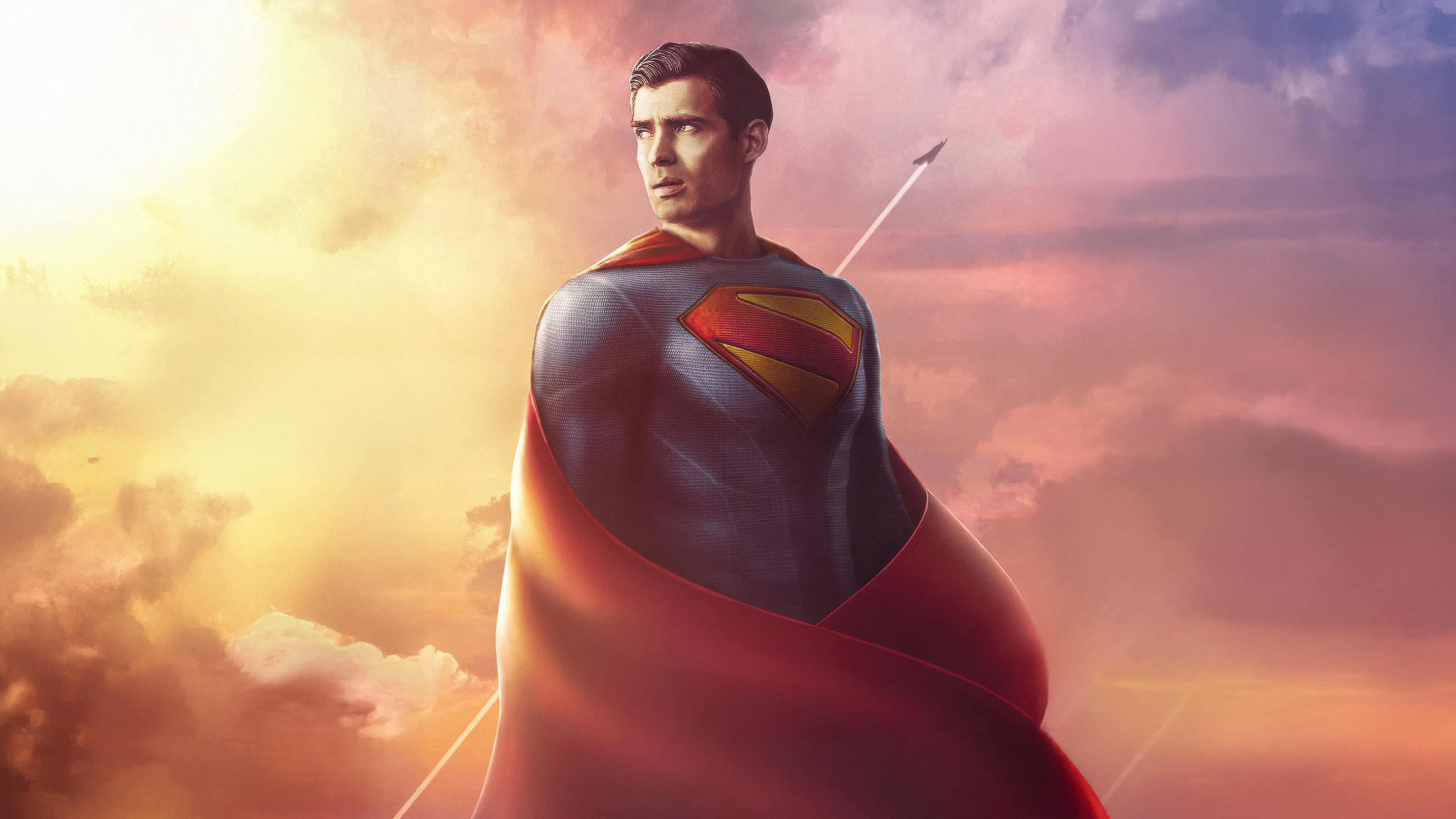 Superman in the Sky HD Wallpaper