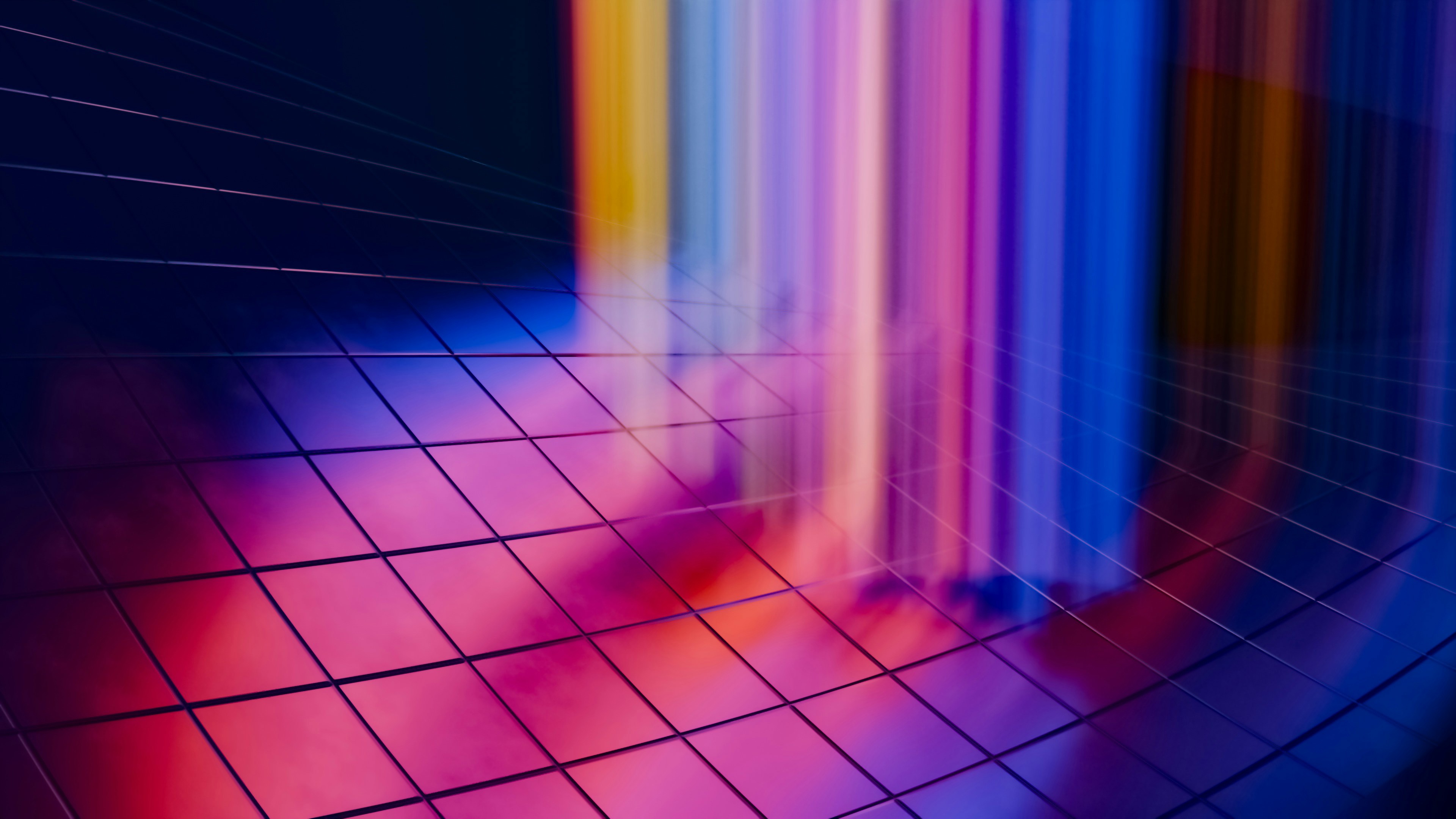 Technicolor Pixel Prism Abstract Light Show HD Wallpaper