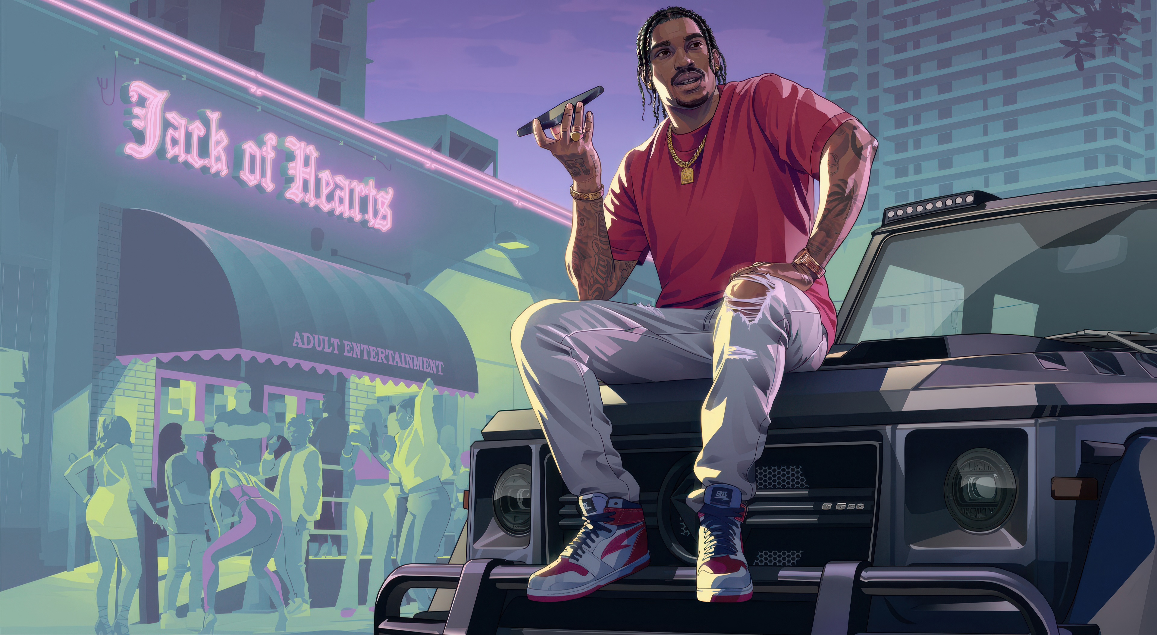 Drequan Priest In Gta 6 HD Wallpaper