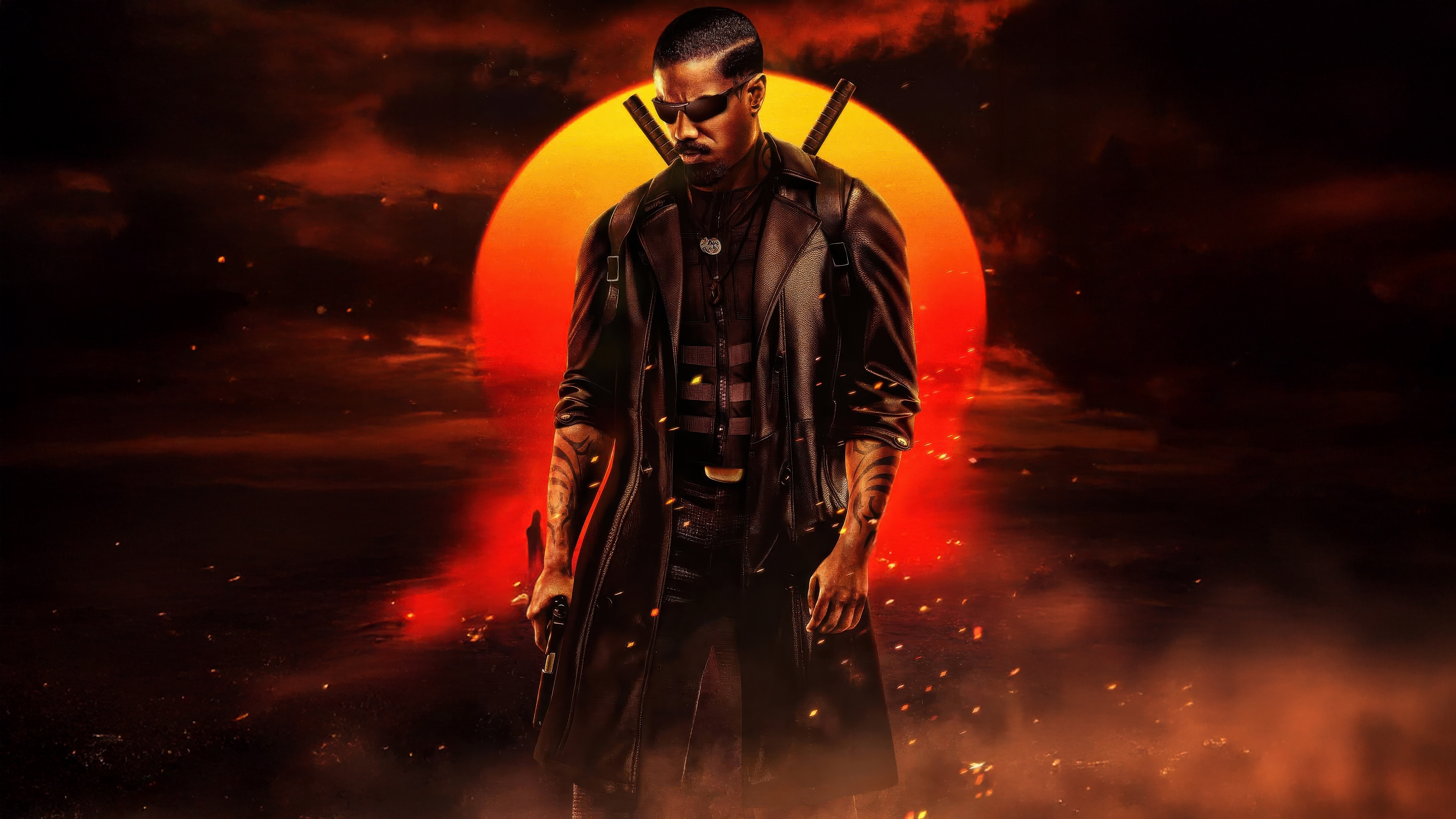 Michael B. Jordan as Blade HD Wallpaper