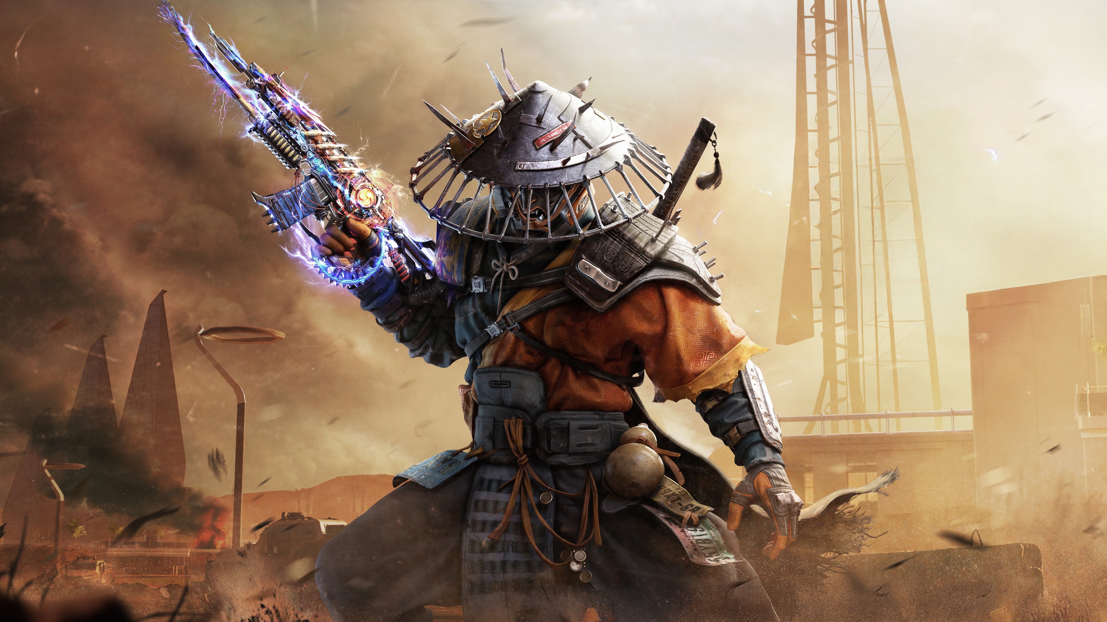 Call of Duty Mobile Bushido Rust Draw Character HD Wallpaper