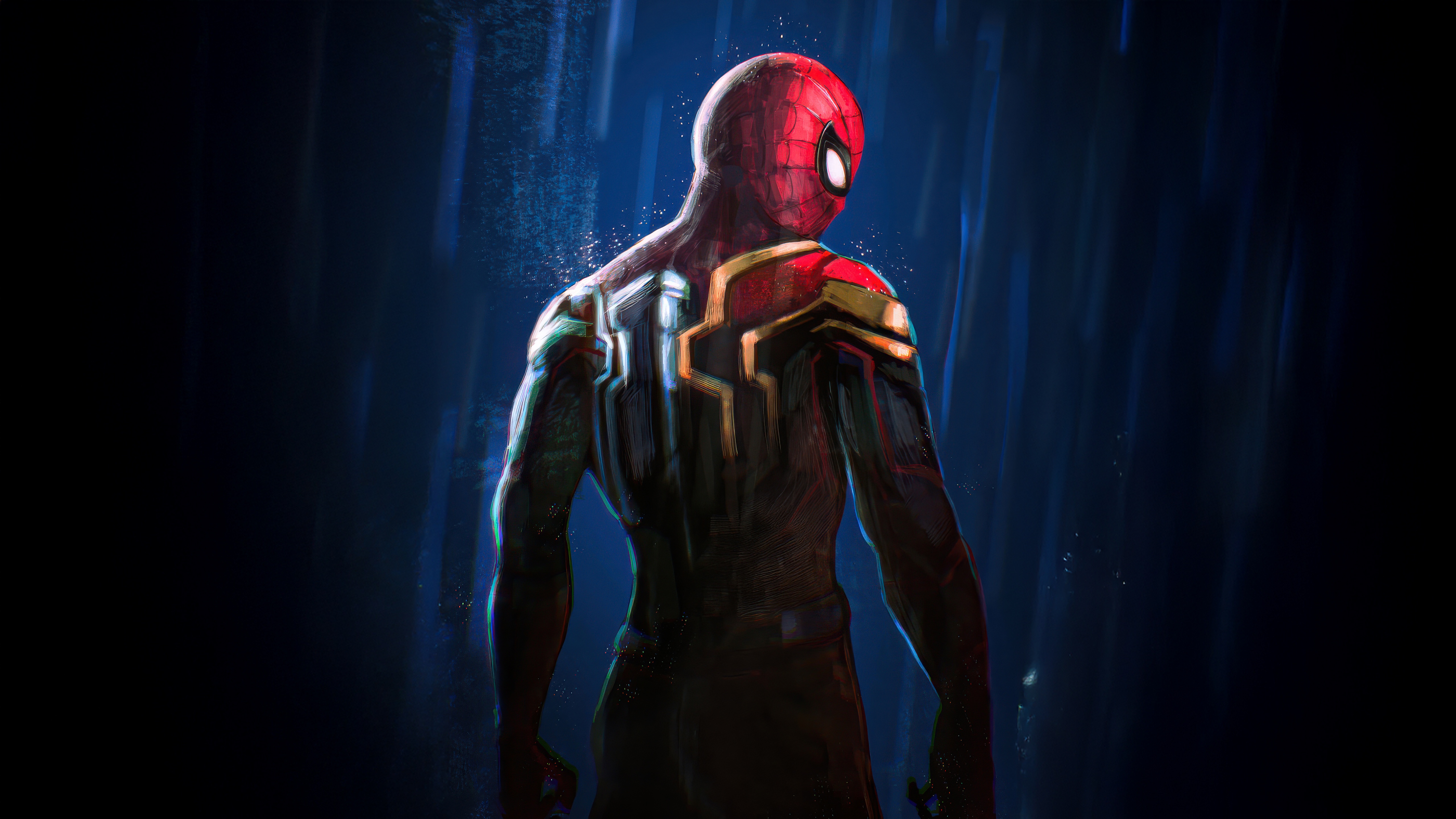 Spider-Man in the Iron Spider suit HD Wallpaper