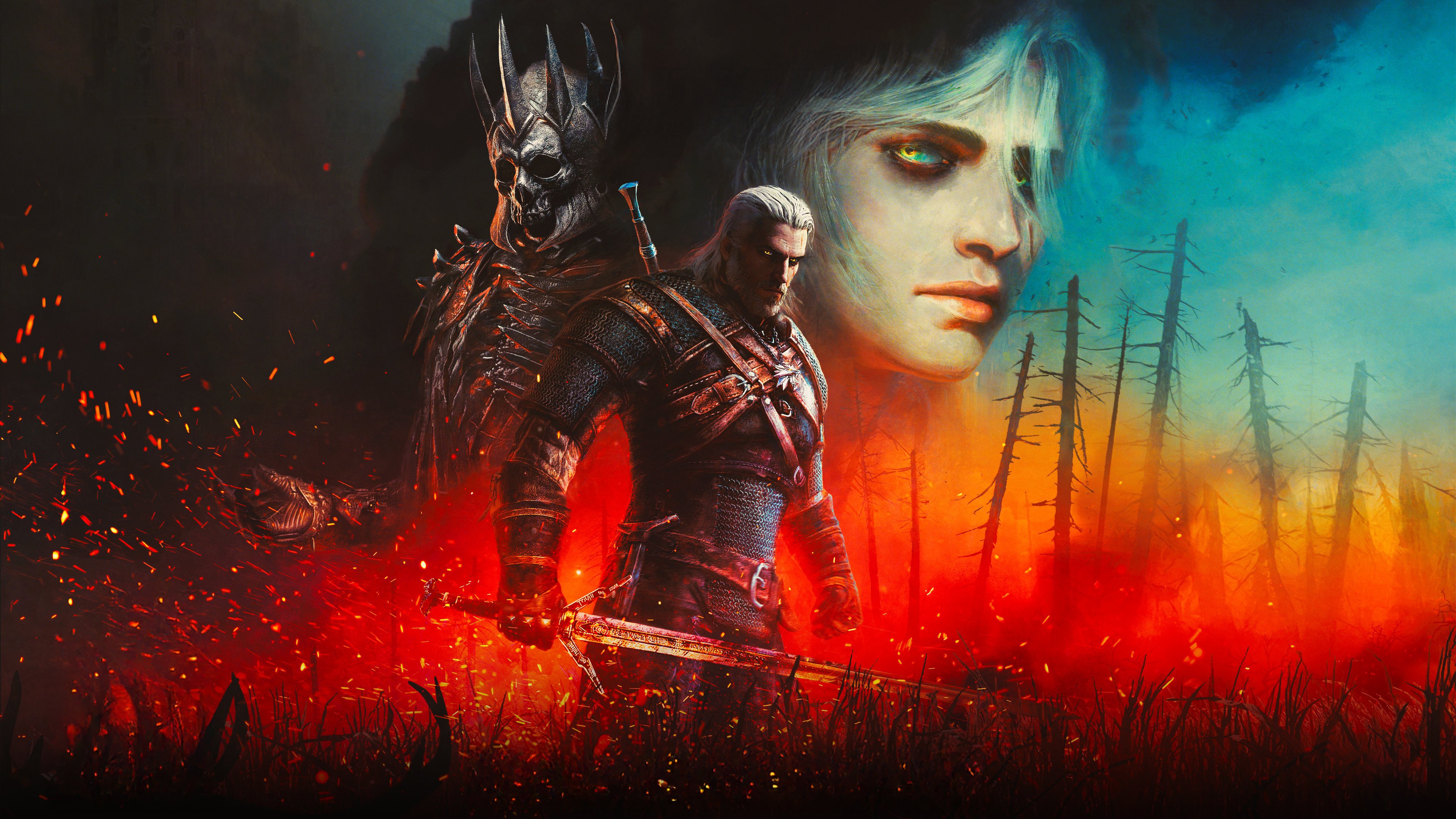 The Witcher 3: Wild Hunt 10 Years Anniversary HD Wallpaper