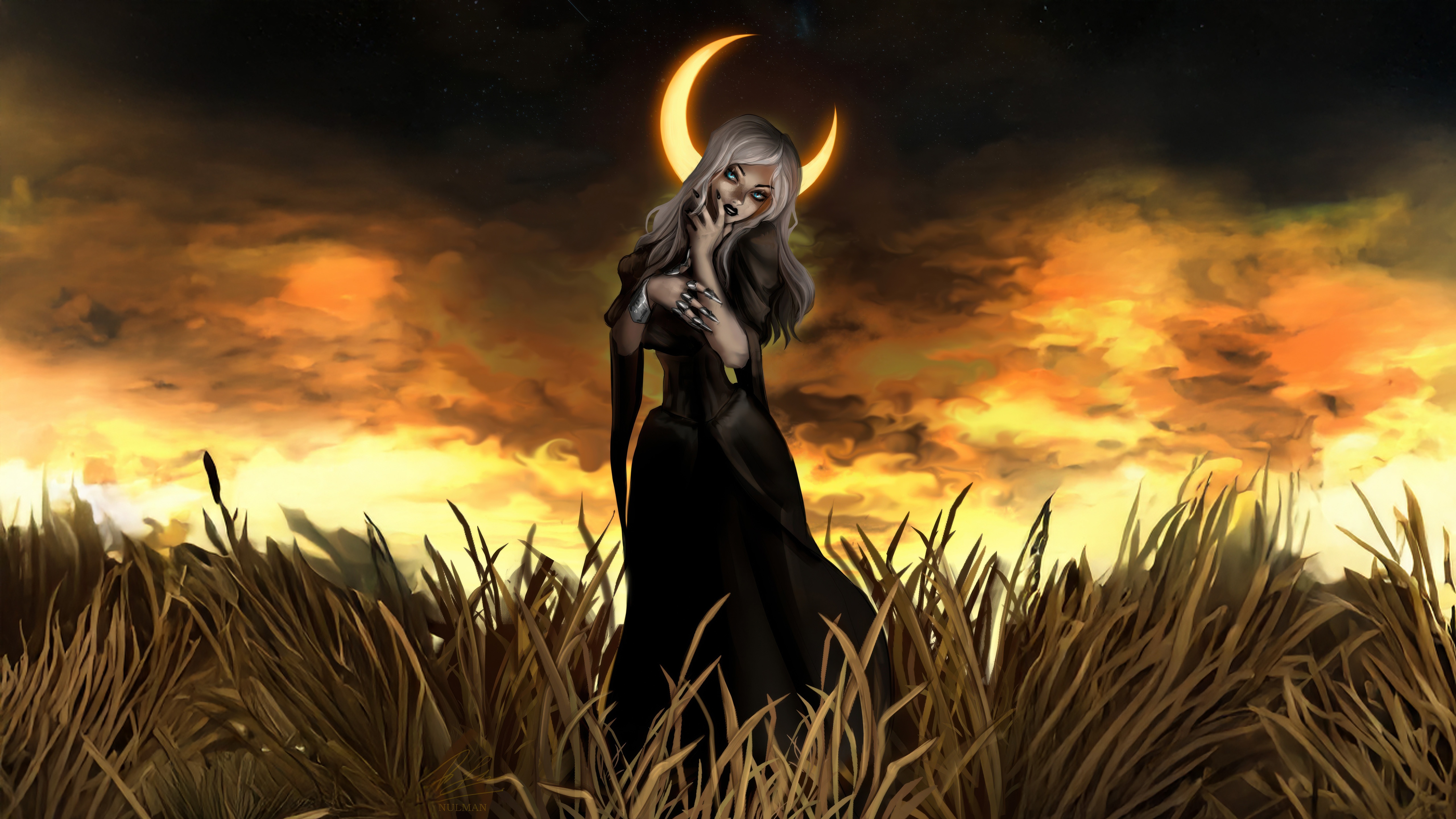Witch Of The Withering Field HD Wallpaper