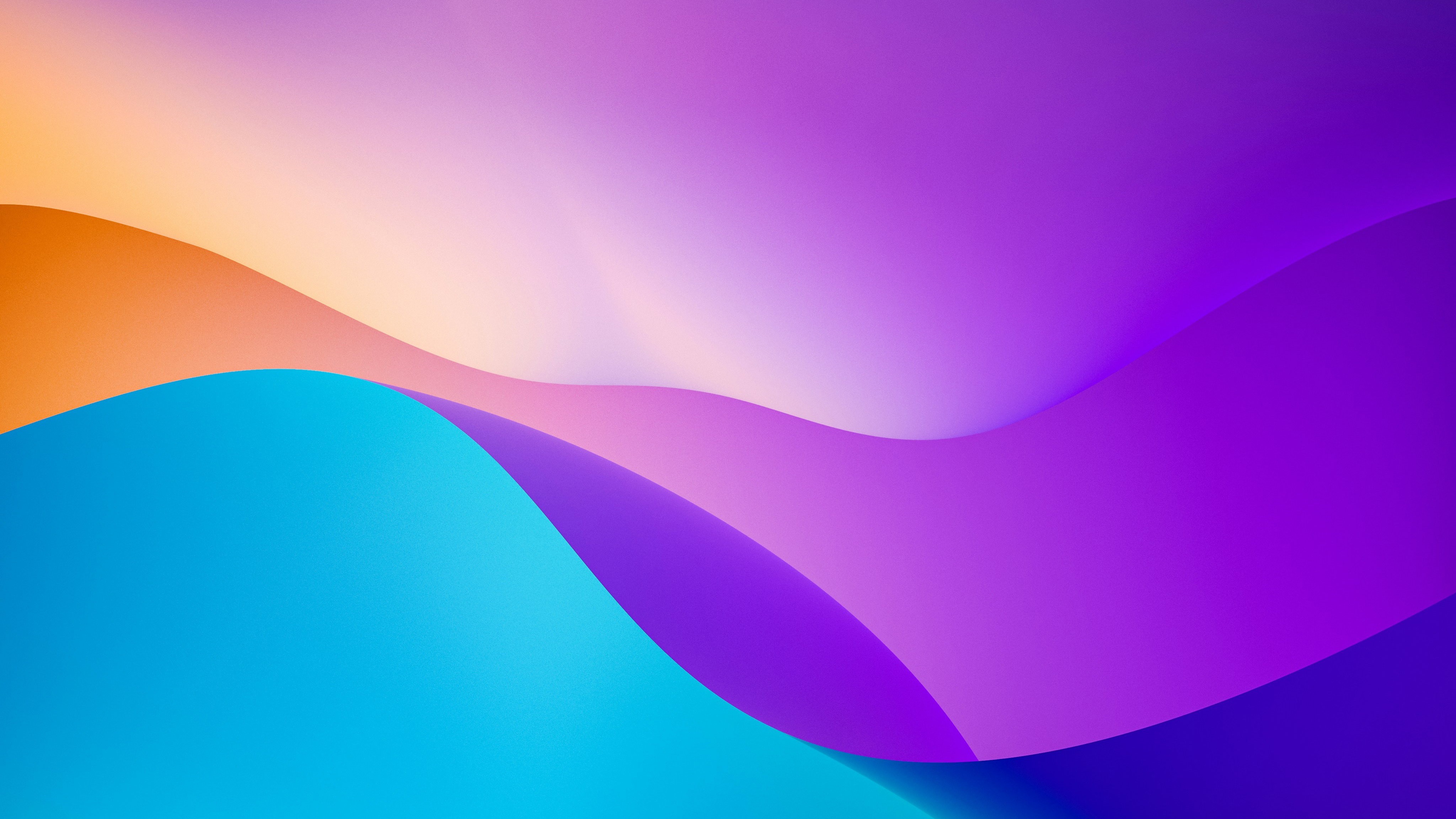 Velvet Horizon Abstract Waves HD Wallpaper