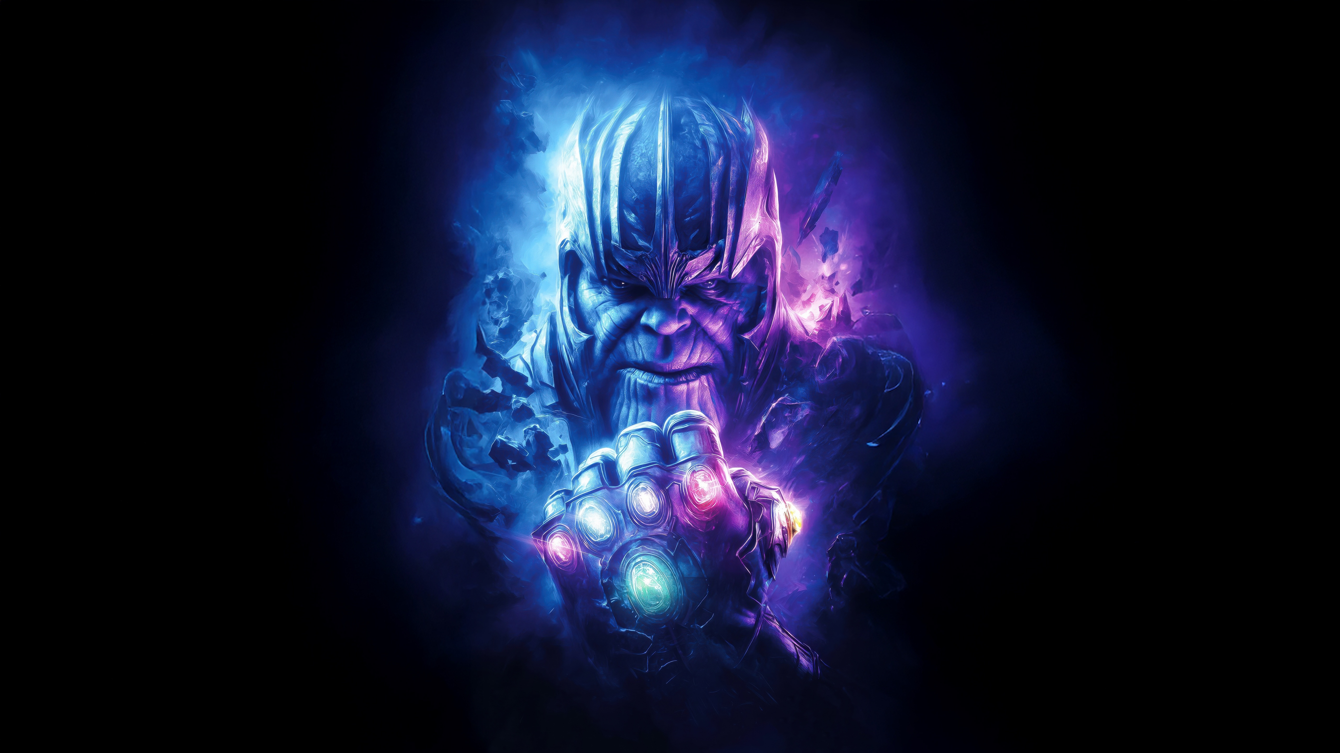 Thanos with the Infinity Gauntlet HD Wallpaper