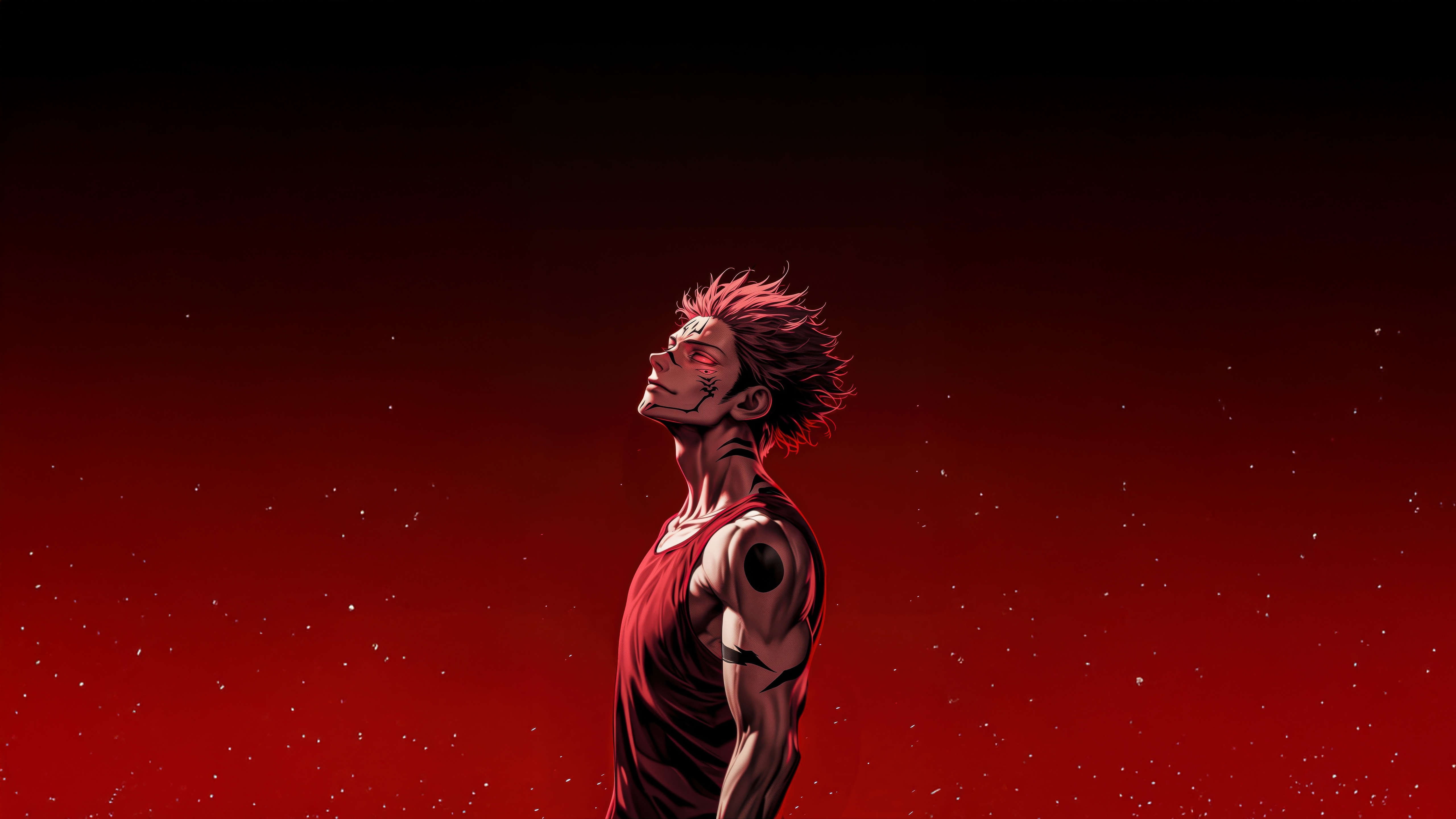 Ryomen Sukuna The Broken Hero HD Wallpaper
