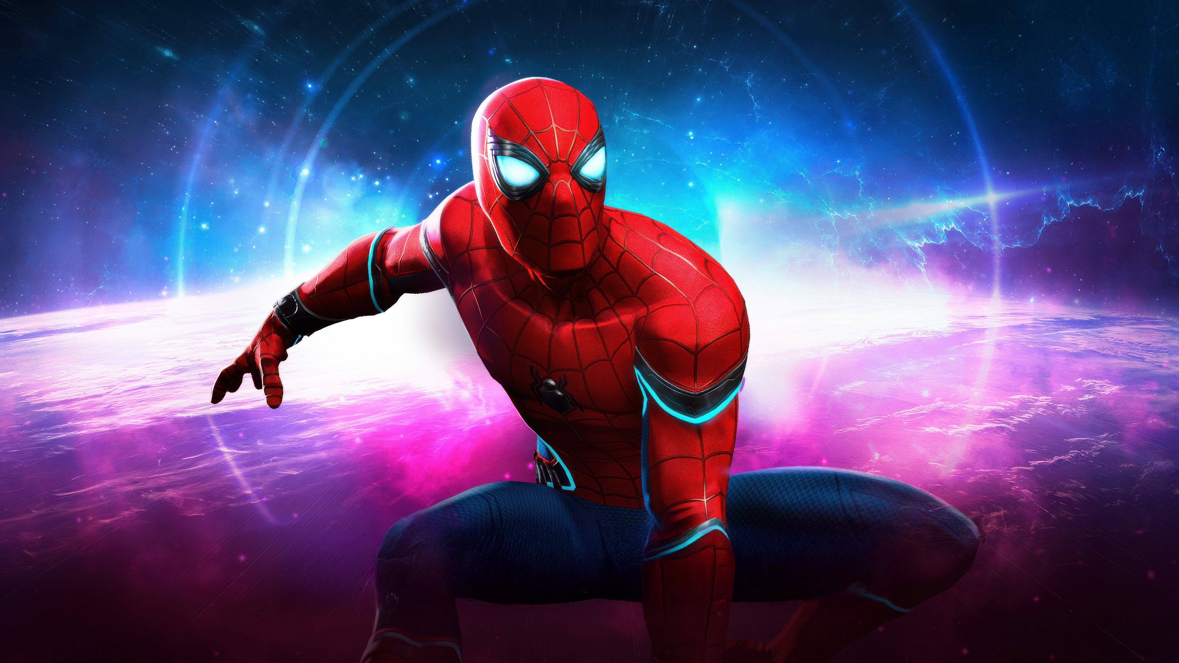 Spider-Man in Space HD Wallpaper