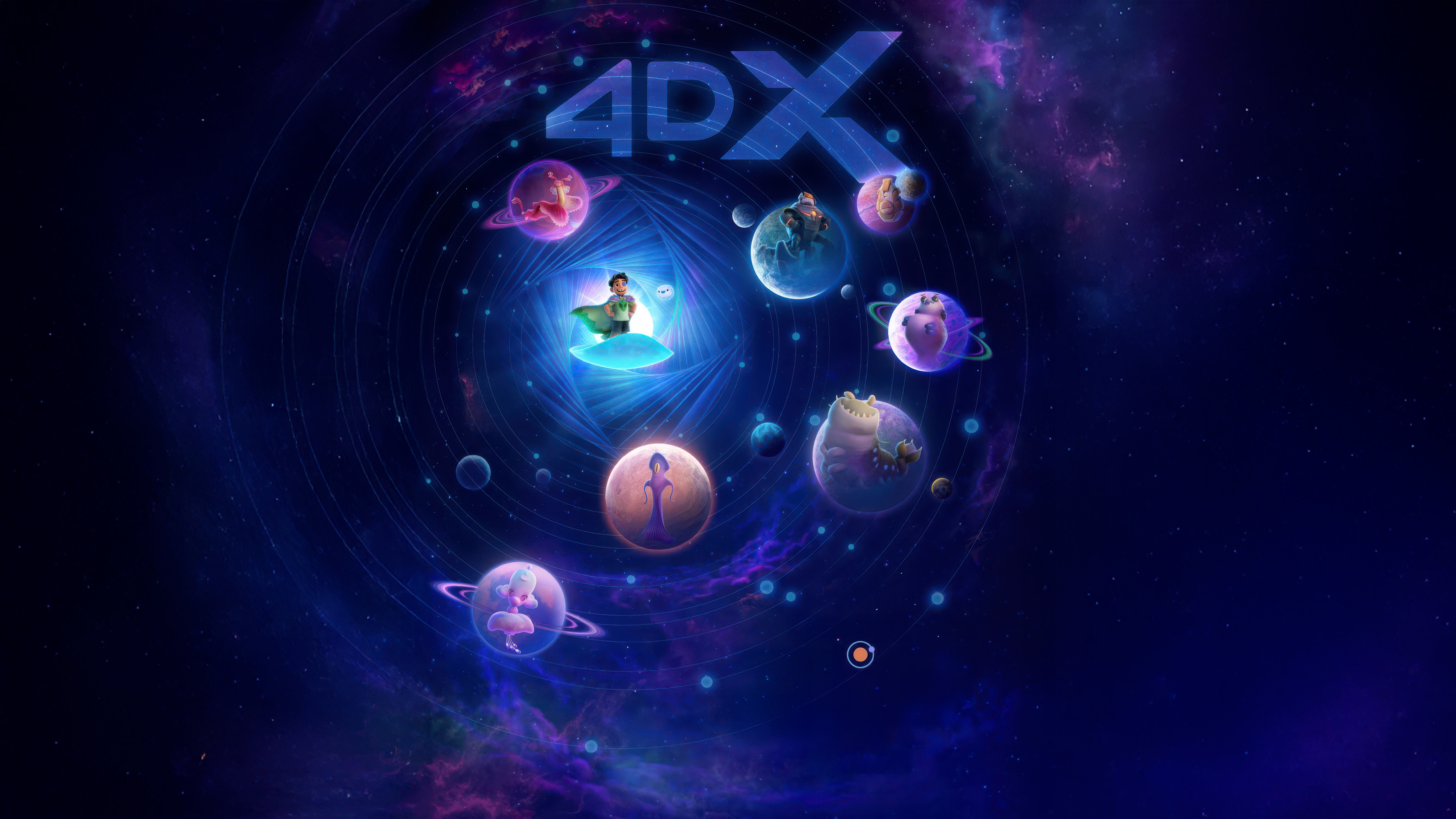 4DX with Elio and planets HD Wallpaper