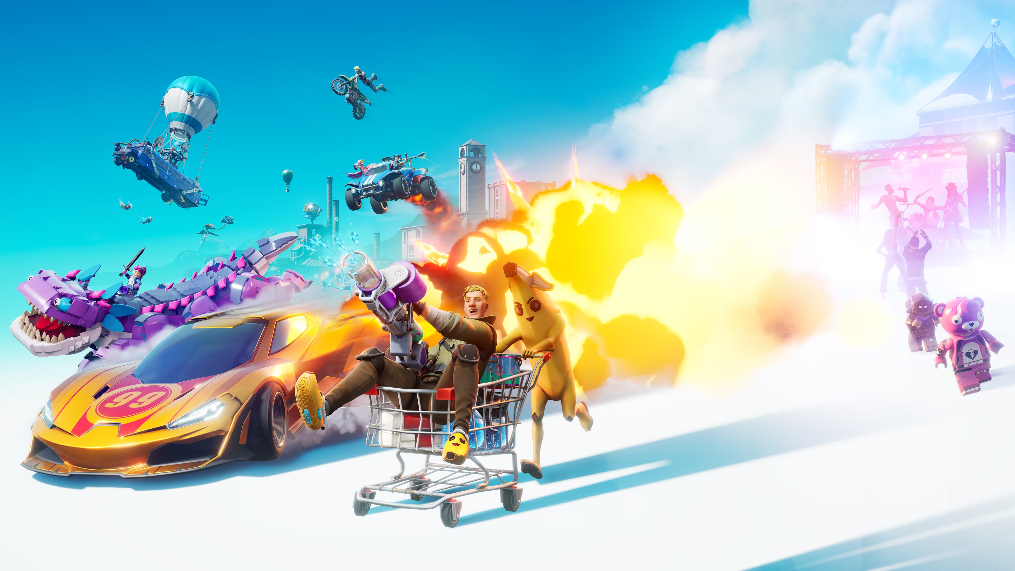 Fortnite Key Art Game HD Wallpaper