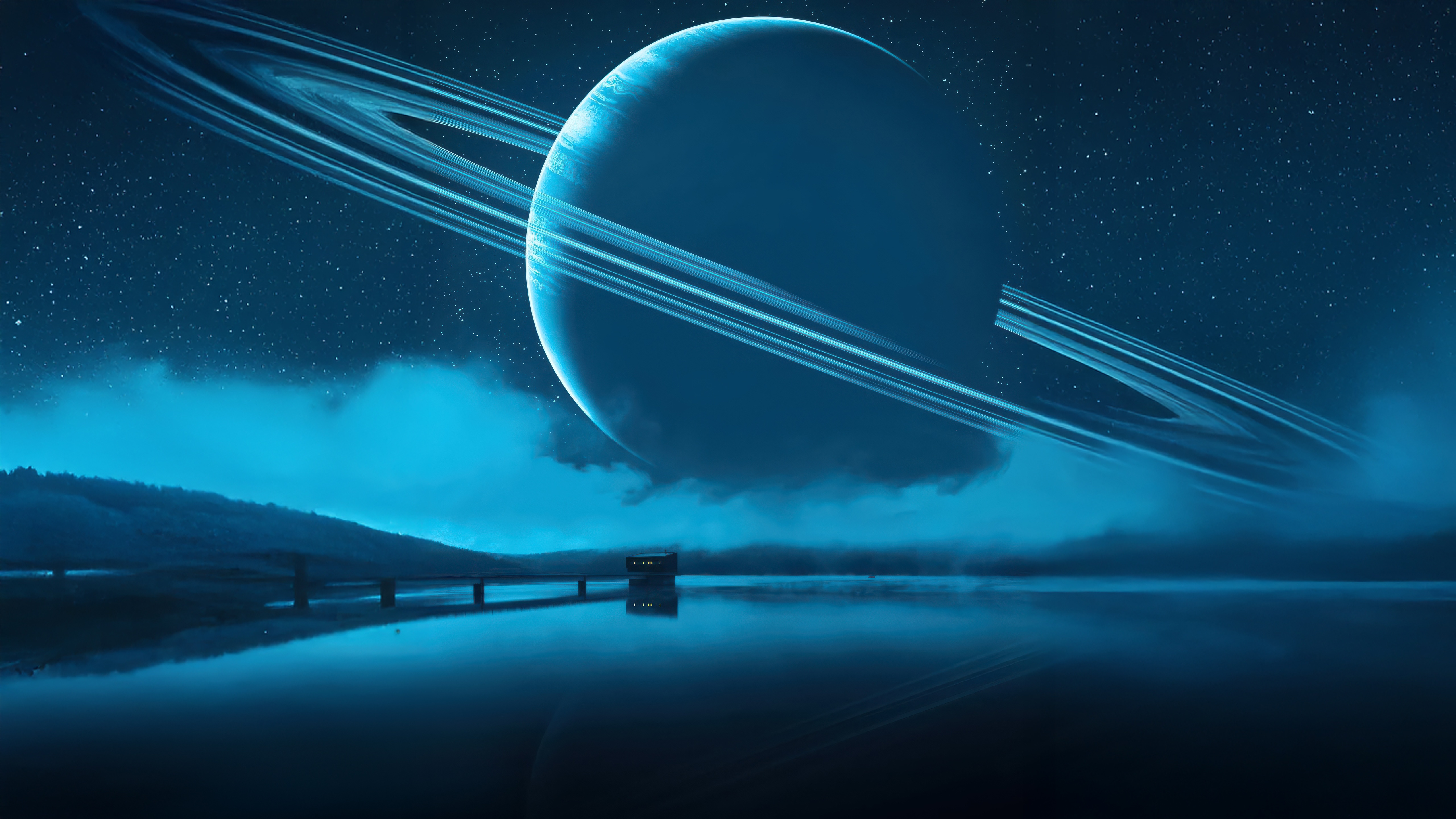 Echoes Of The Blue Planet HD Wallpaper