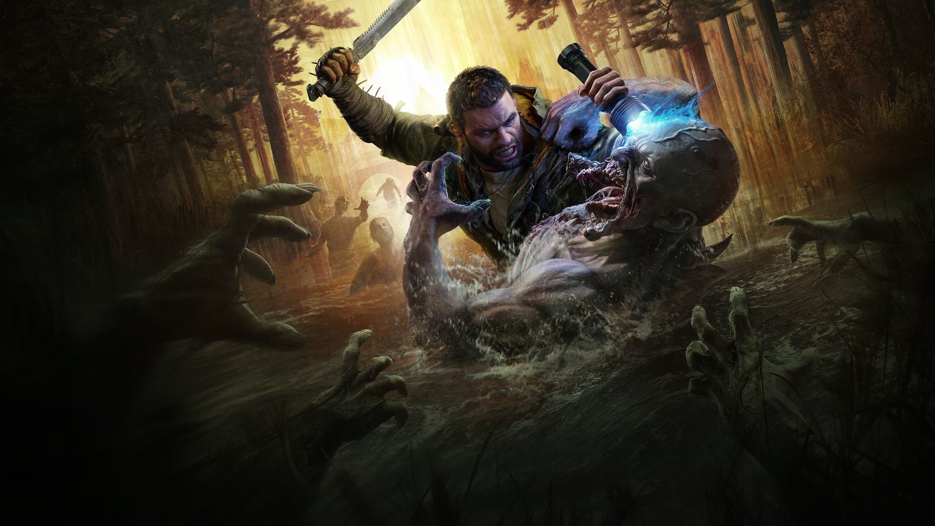 Dying Light The Beast zombie fight HD Wallpaper