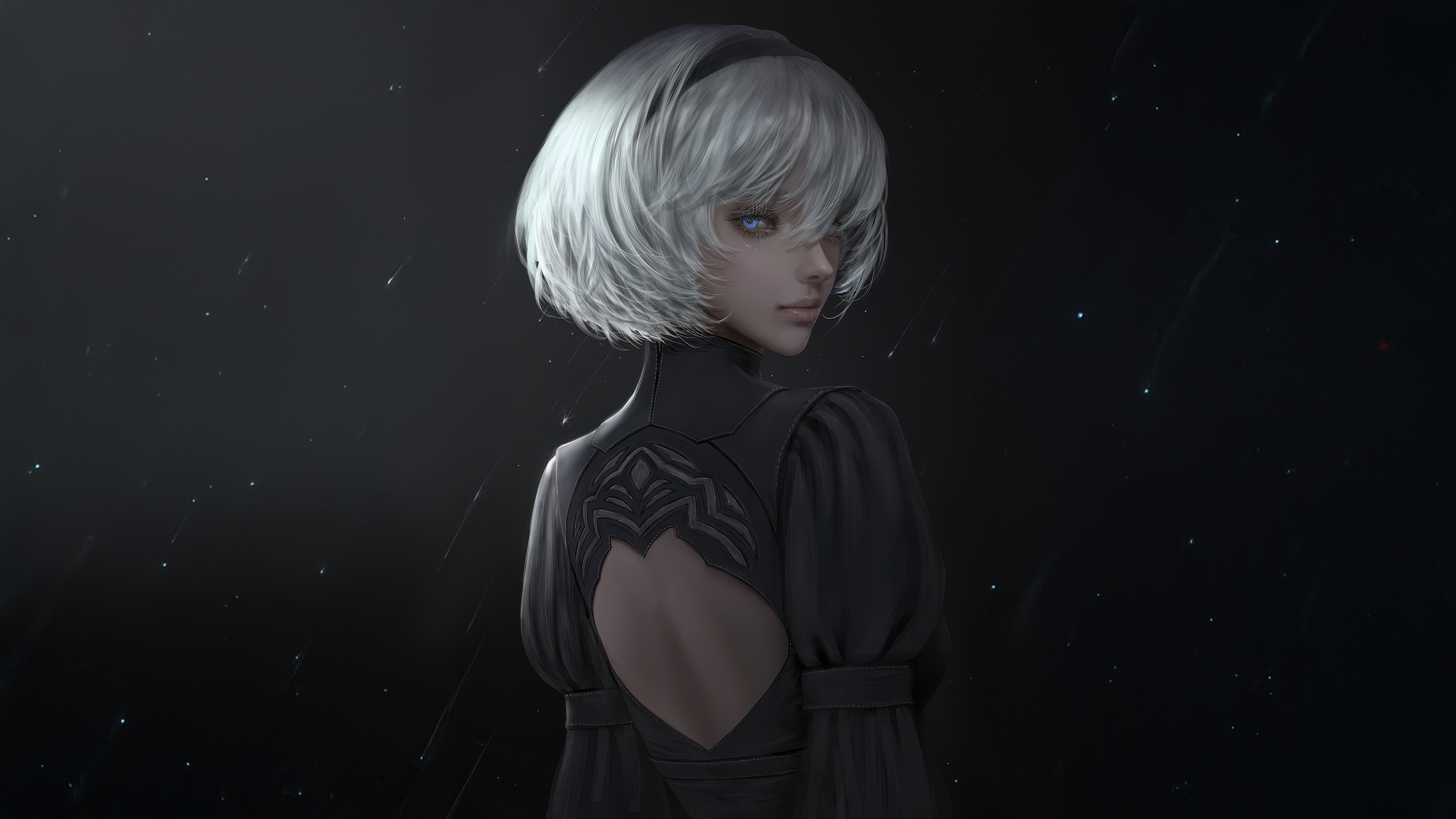 2B from NieR: Automata HD Wallpaper