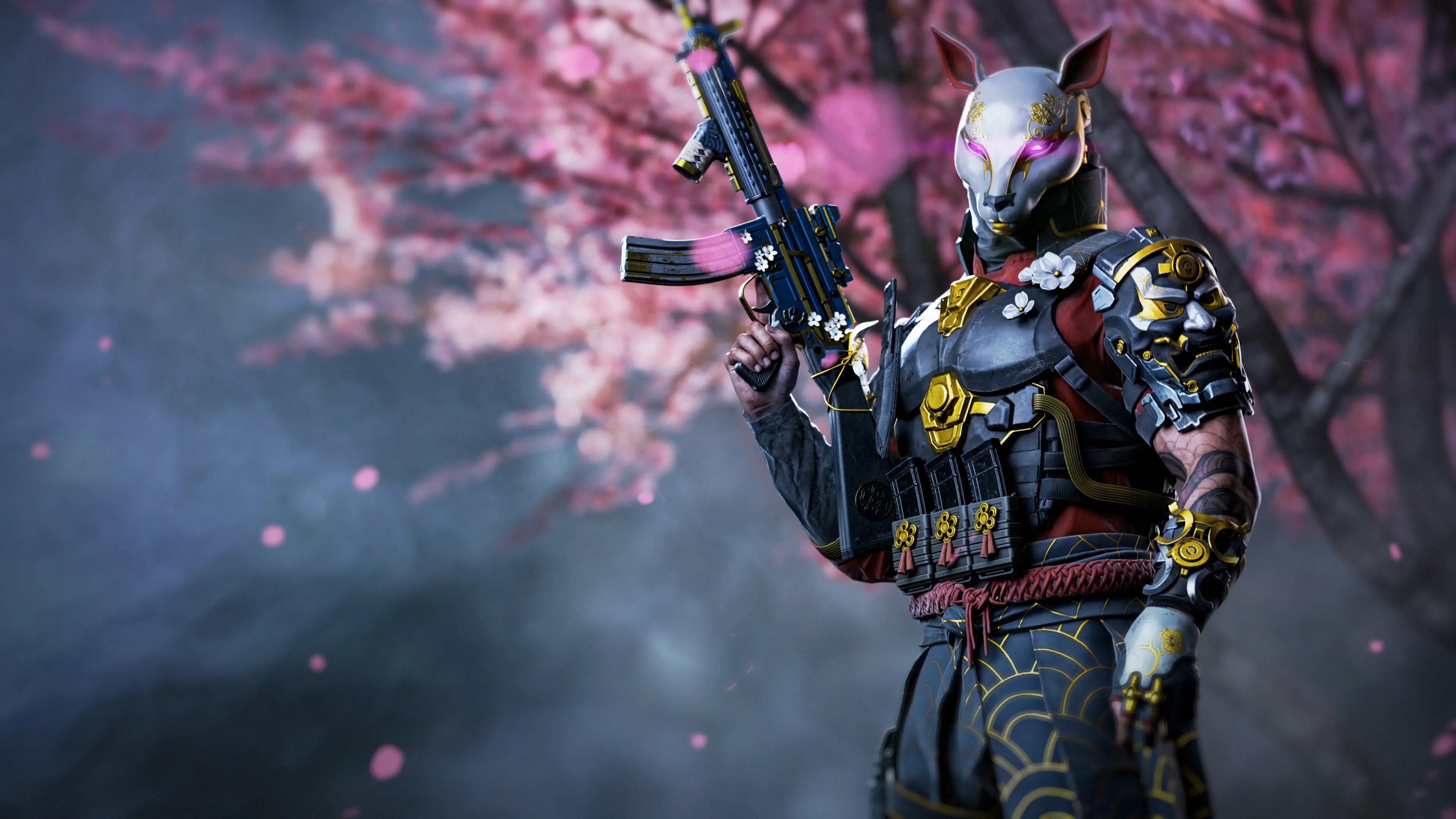 Call of Duty Mobile Honorcraft Character with Gun HD Wallpaper